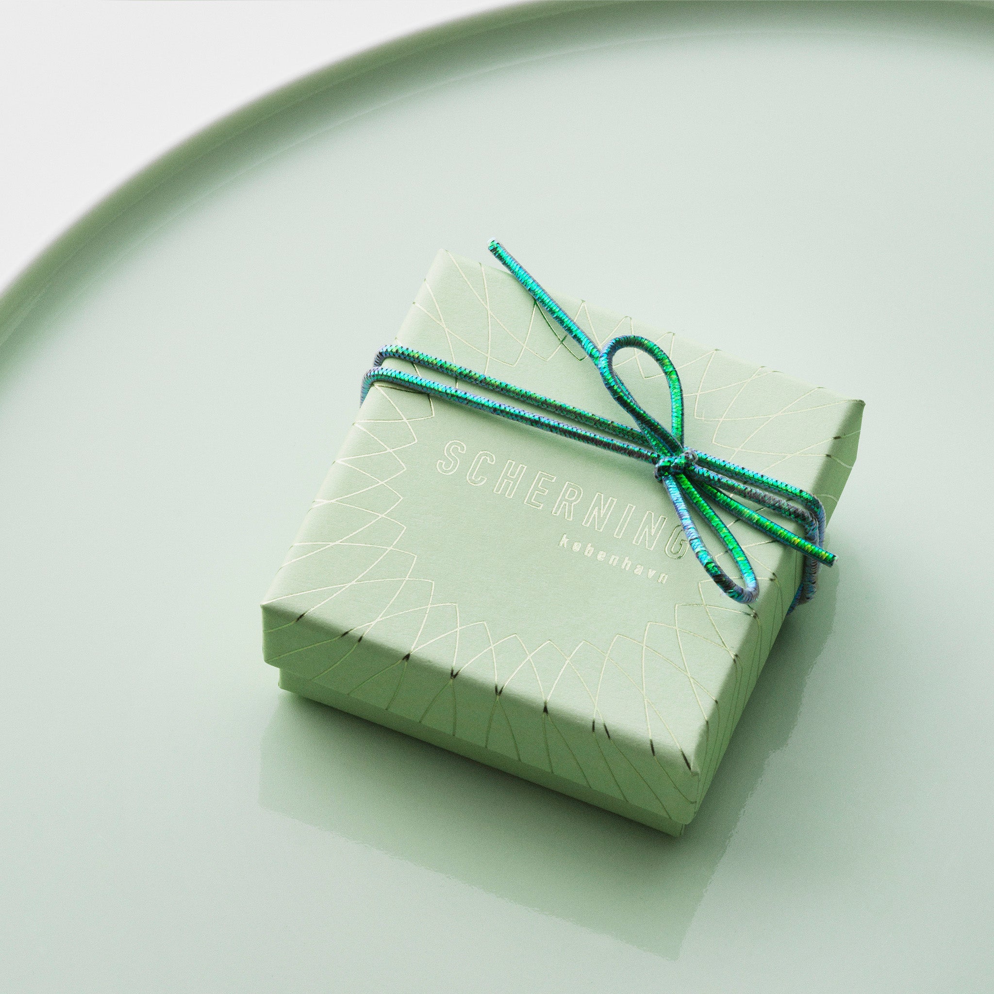 SPLASH ear studs · SEA GREEN