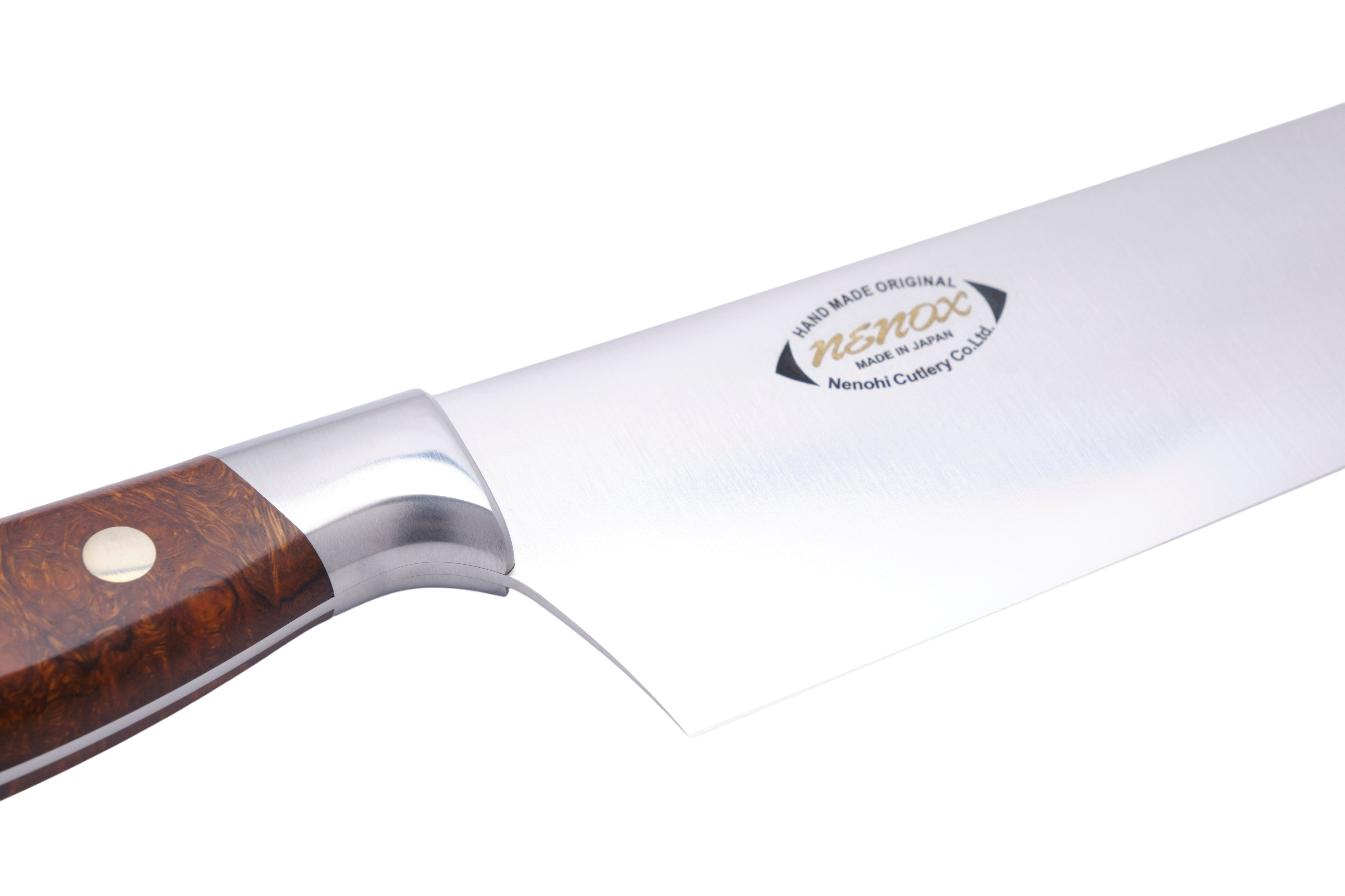 Nenox 240mm Wide Kiritsuke Desert Ironwood