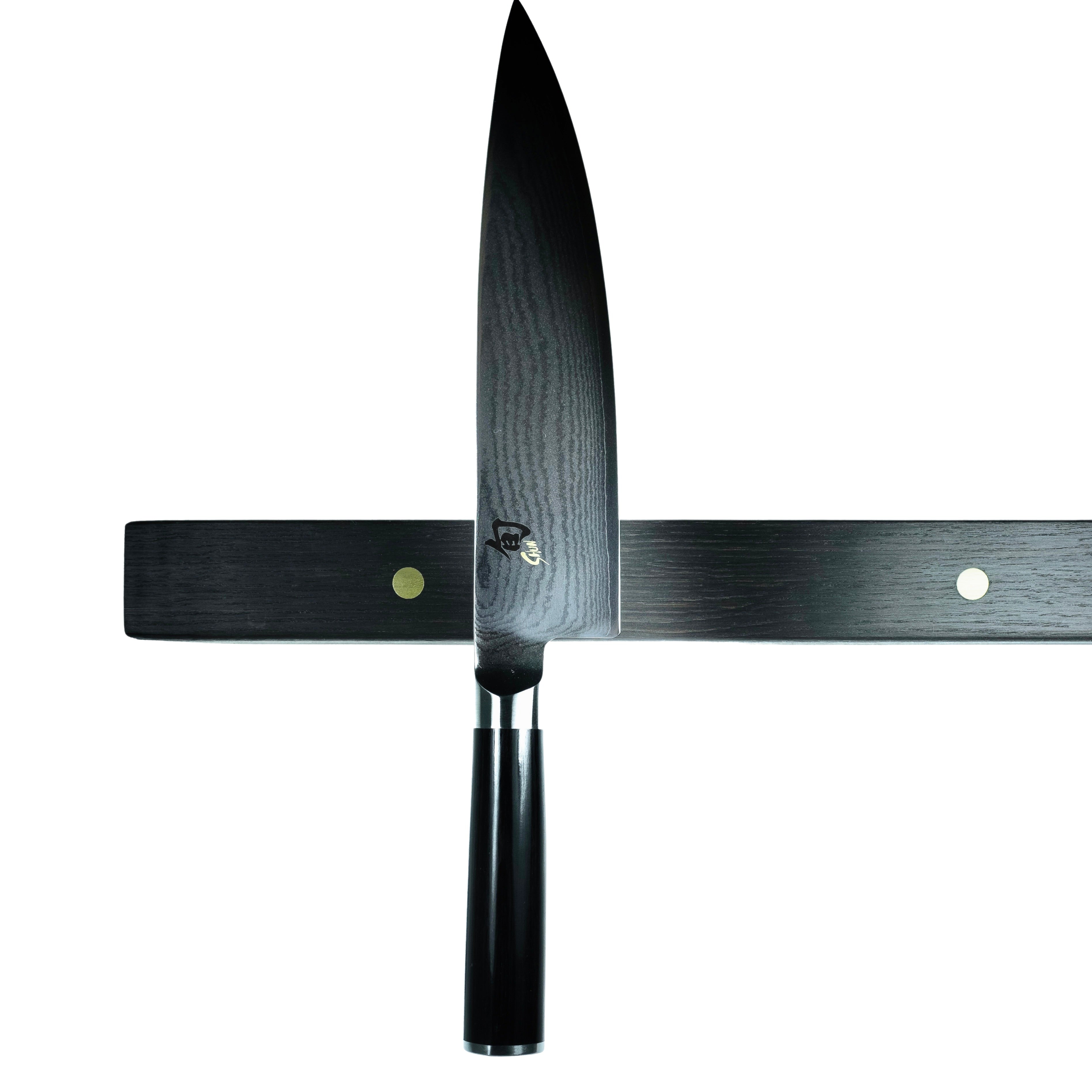 Slim and Flat Classic - smal knivmagnet i lengder fra 30–80 cm. Med metalldetaljer.