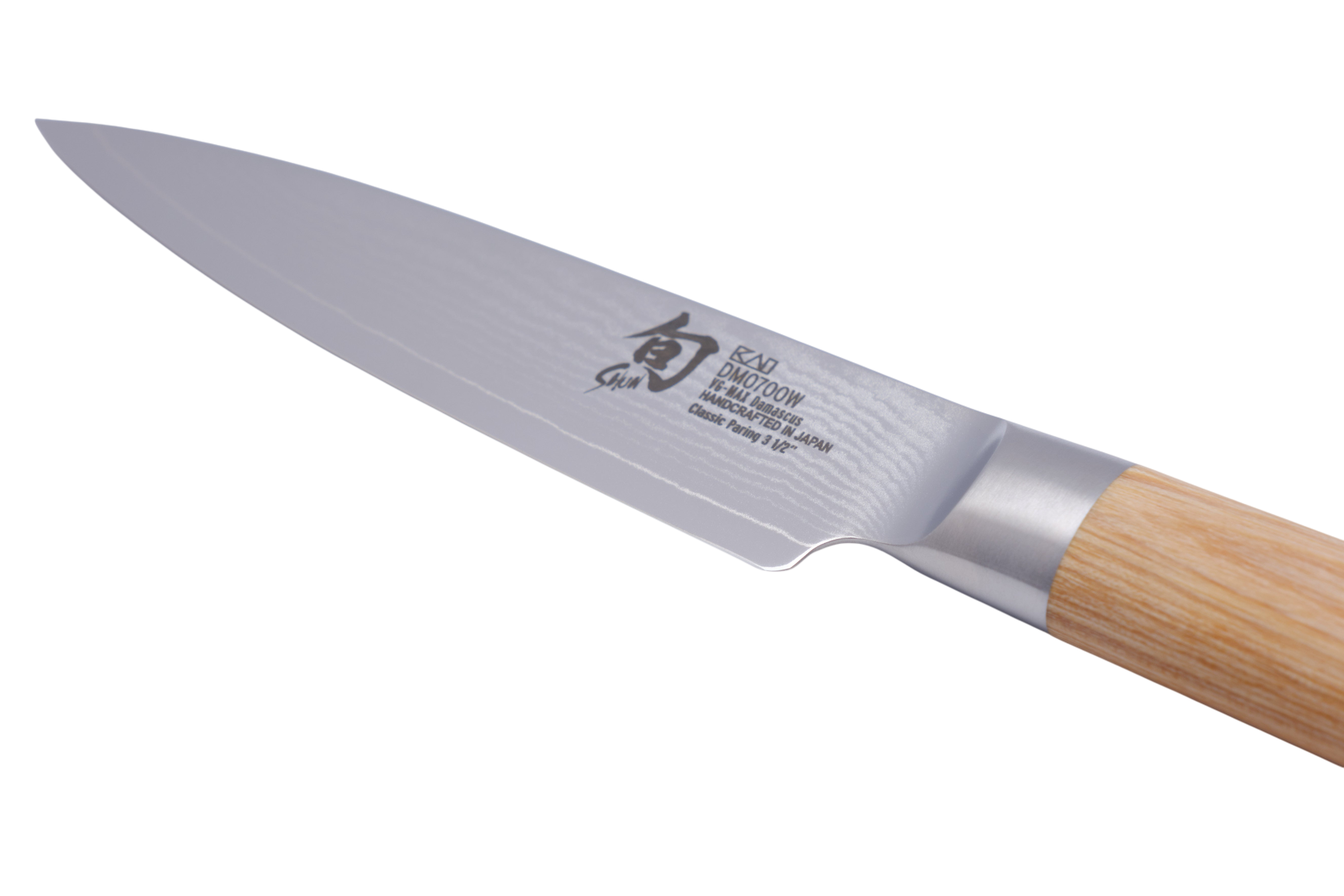 Cuchillo para hierbas Shun Classic de 90 mm - Blanco