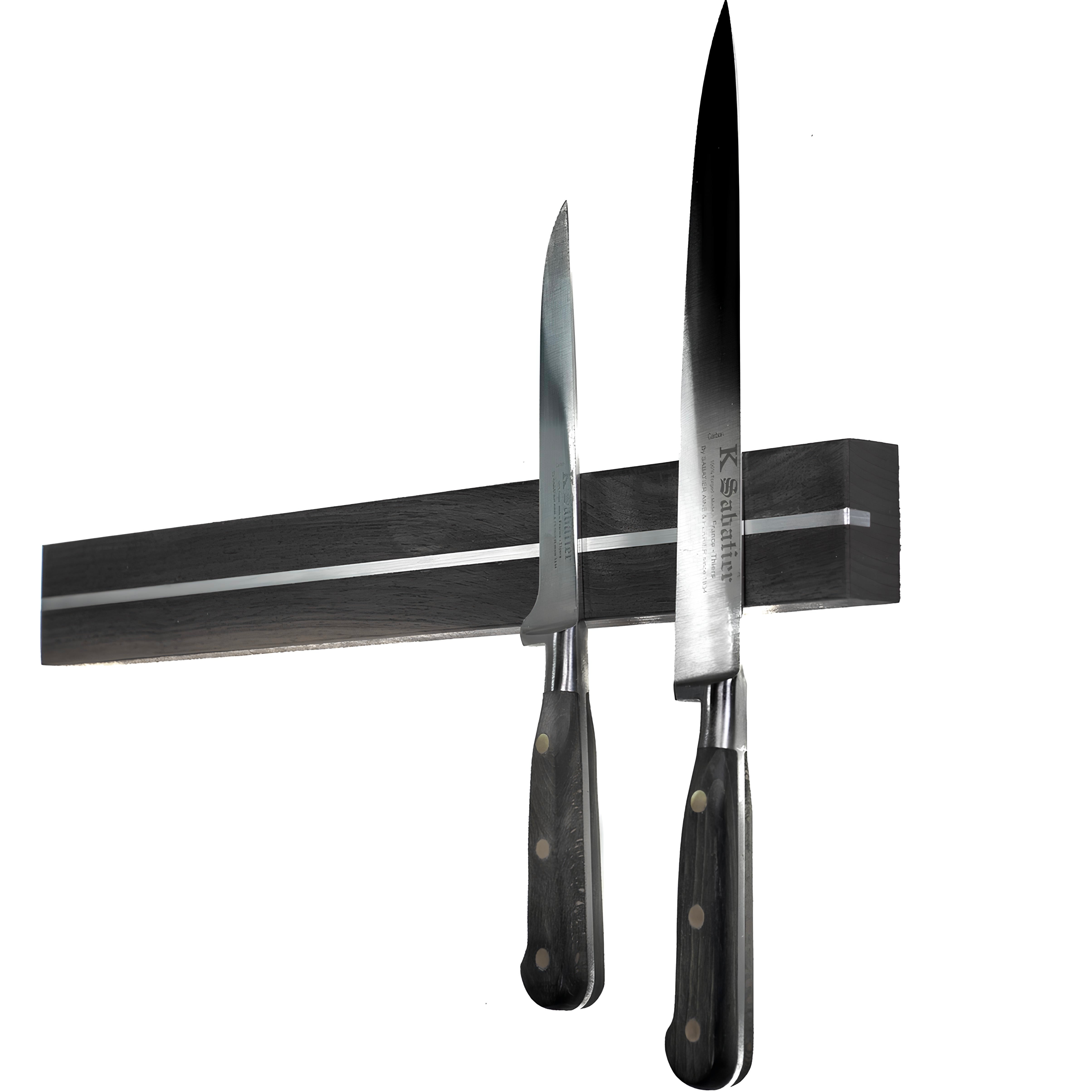 'Wide Split' wide knife magnet in lengths between 30-80 cm and 6.5 or 8.5 cm width