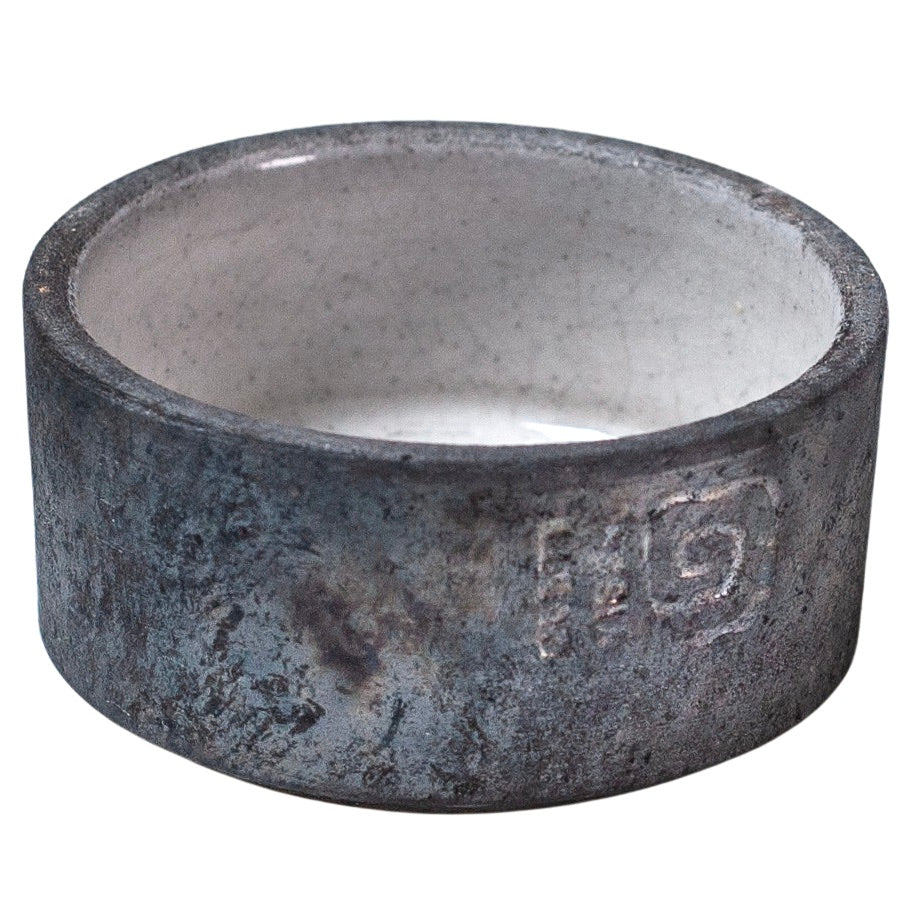 'Salt dish' raku-fired