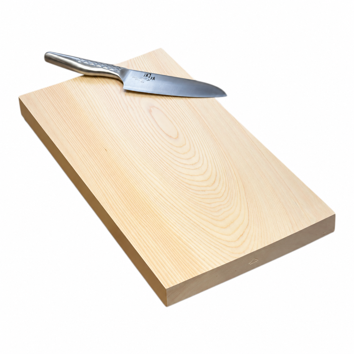 Skjærefjøl i japansk hinoki-sypress, 3 cm tykk, 42 x 23 cm – Hinoki