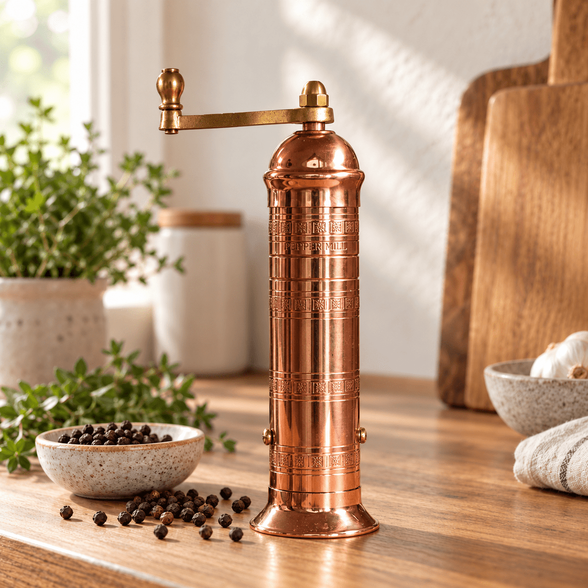 Alexander Classic Copper Mill – copper salt and pepper mills in 20 and 23 cm