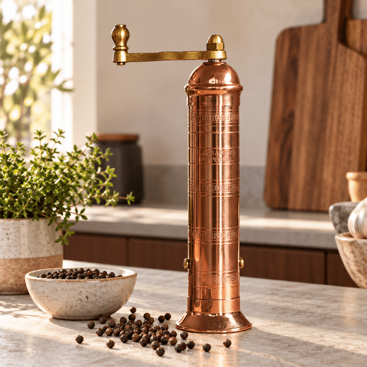 Alexander Classic Copper Mill – copper salt and pepper mills in 20 and 23 cm