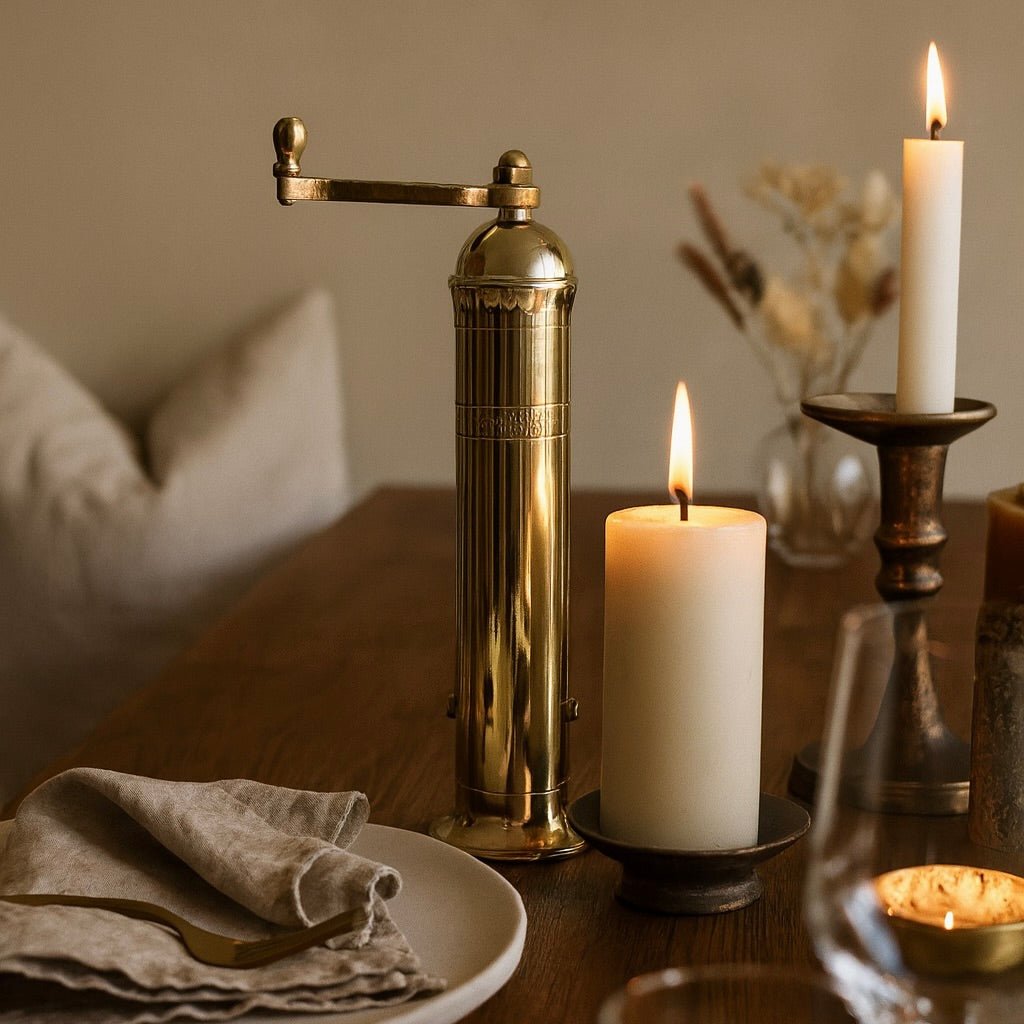 Alexander Handcrafted Mills Alexander 'Large brass mill' stor messing peberkværn 25 cm _1