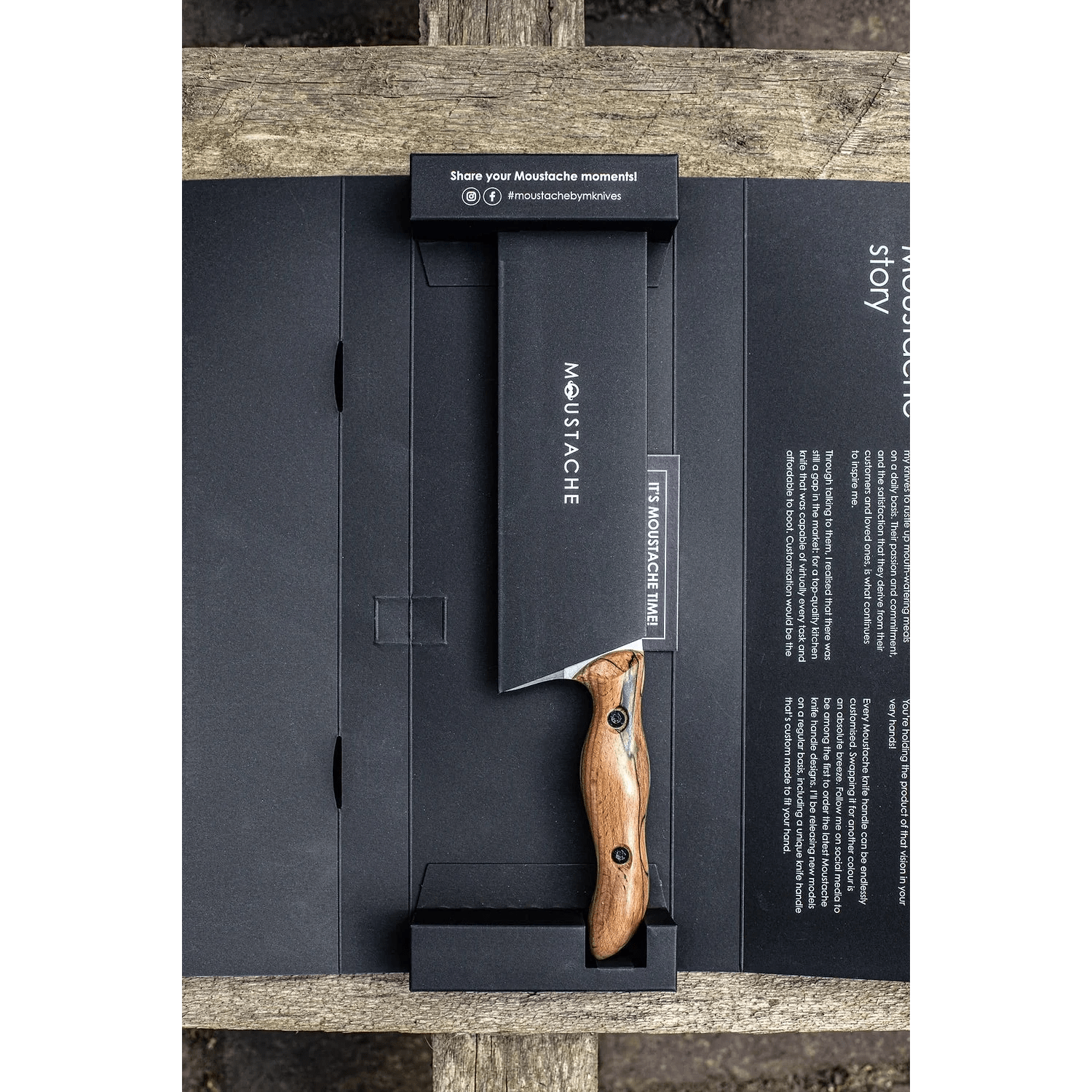 Køb 'Moustache Puki - Kiritsuke' _4 fra M_Knives hos os