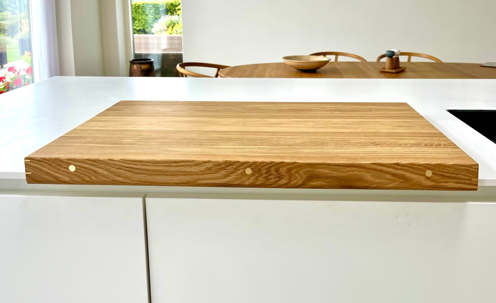 Rune - Jakobsen Design Forefront - skærebræt med forkant og detaljer i messing, kobber eller aluminium 70x50x3.5 cm Skærebrætter_4