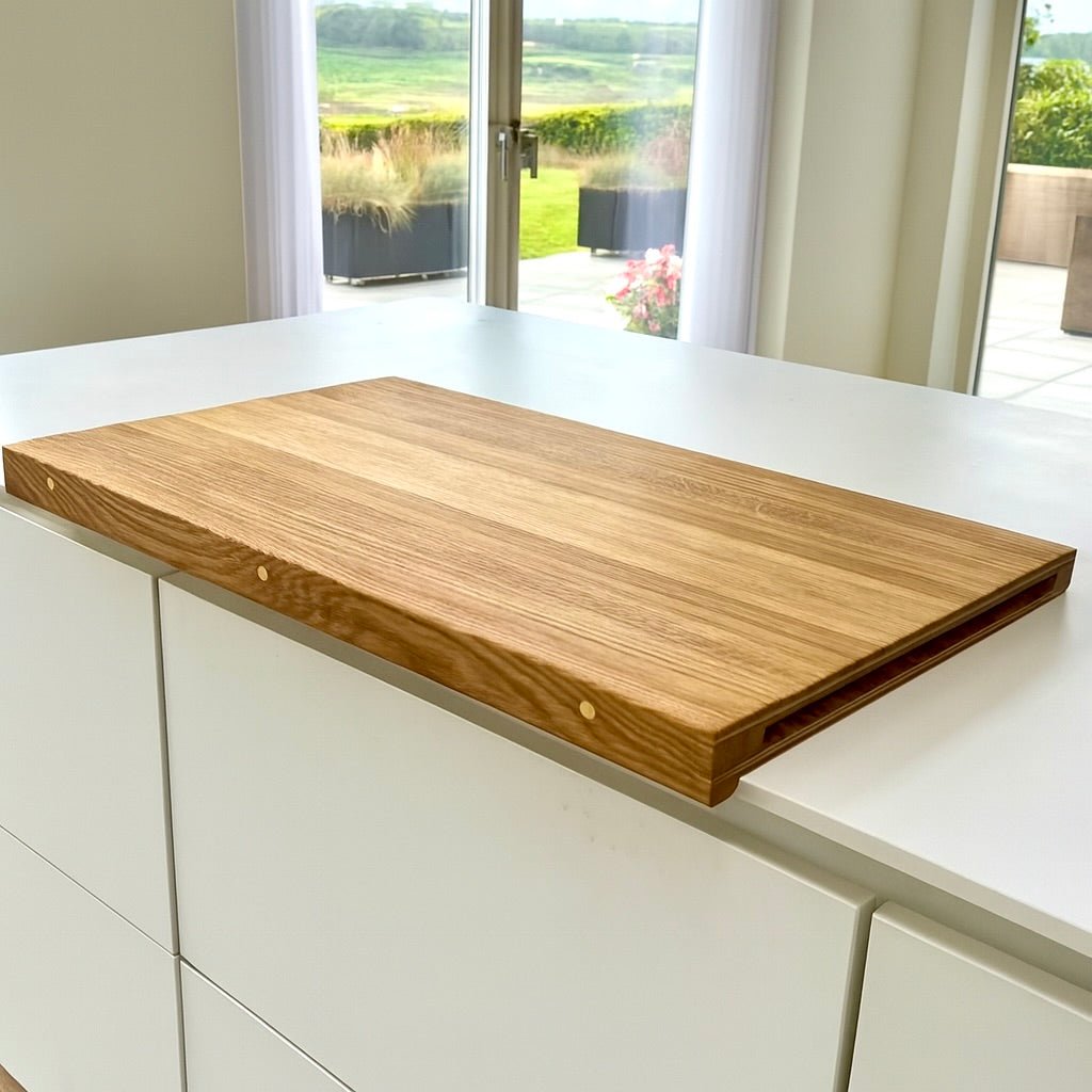 Rune - Jakobsen Design Forefront - skærebræt med forkant og detaljer i messing, kobber eller aluminium 70x50x3.5 cm Skærebrætter_3