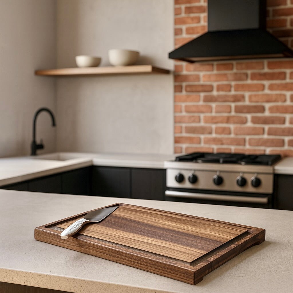 Rune - Jakobsen Design No Nonsense - 3 cm tykt skærebræt med dyb saftrille. 50x30x3 cm Skærebrætter_2