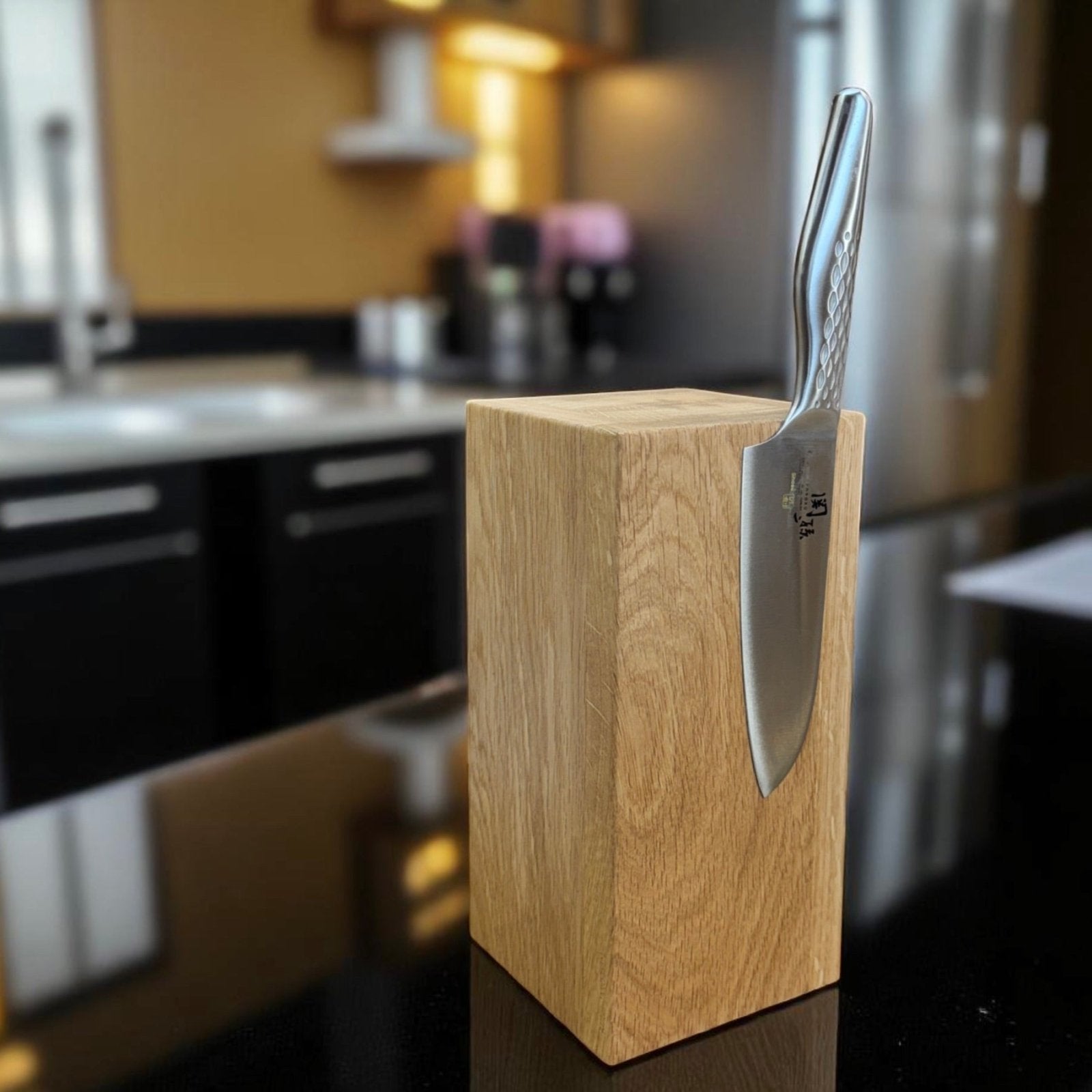 Rune - Jakobsen Woodworks 'Nordic' magnetisk knivblok med plads til 8 - 12 knive Egetræ_4