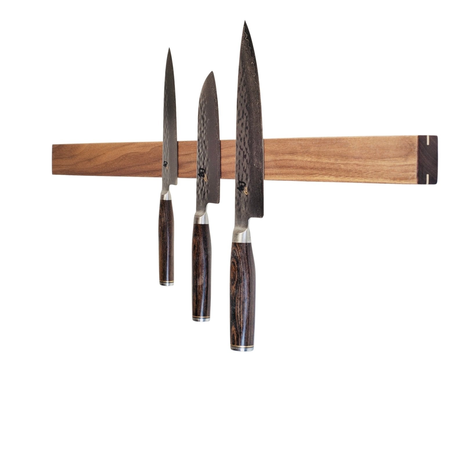 Rune - Jakobsen Design Slim and Flat Exclusive - smal knivmagnet i længder fra 30 - 80 cm. Med metaldetaljer 30 cm Knivskinner_2