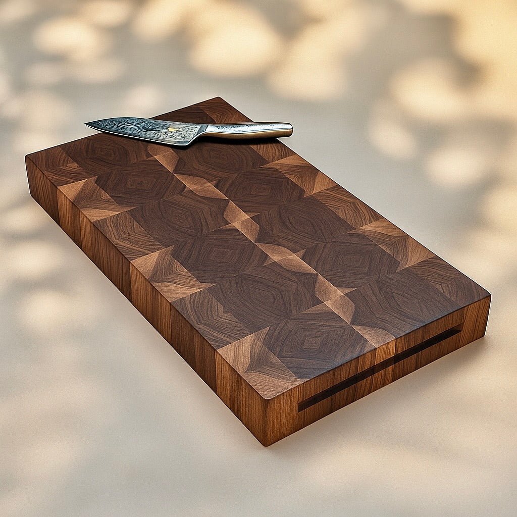 Rune - Jakobsen Woodworks 'WOW' skærebræt i endetræ 'Mini' 30x20x5 cm_8