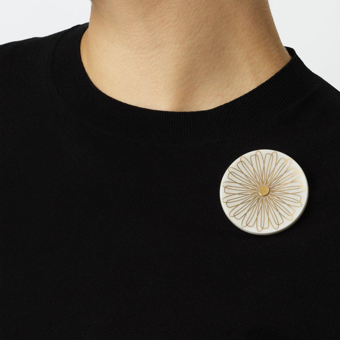 Køb ICON broche no. 02 · GOLDEN GLOW _3 fra Scherning hos os