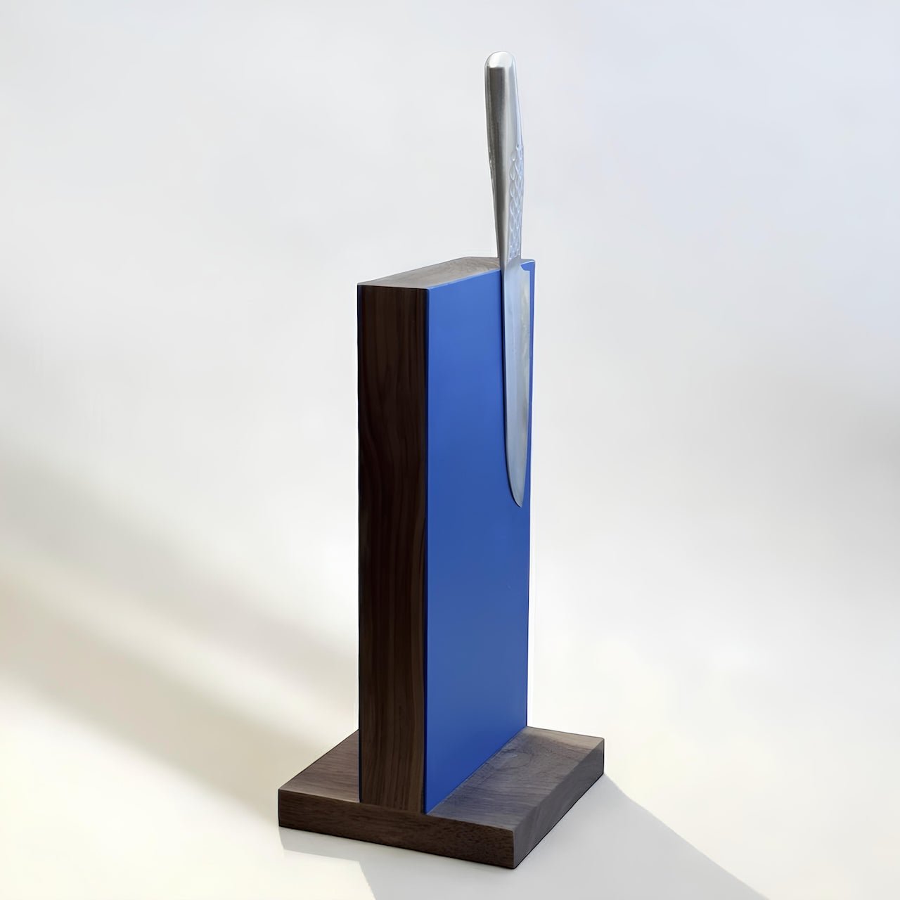 Rune - Jakobsen Woodworks 'Colors🌈' magnetisk knivblok med linoleum 15x30x4 cm_2