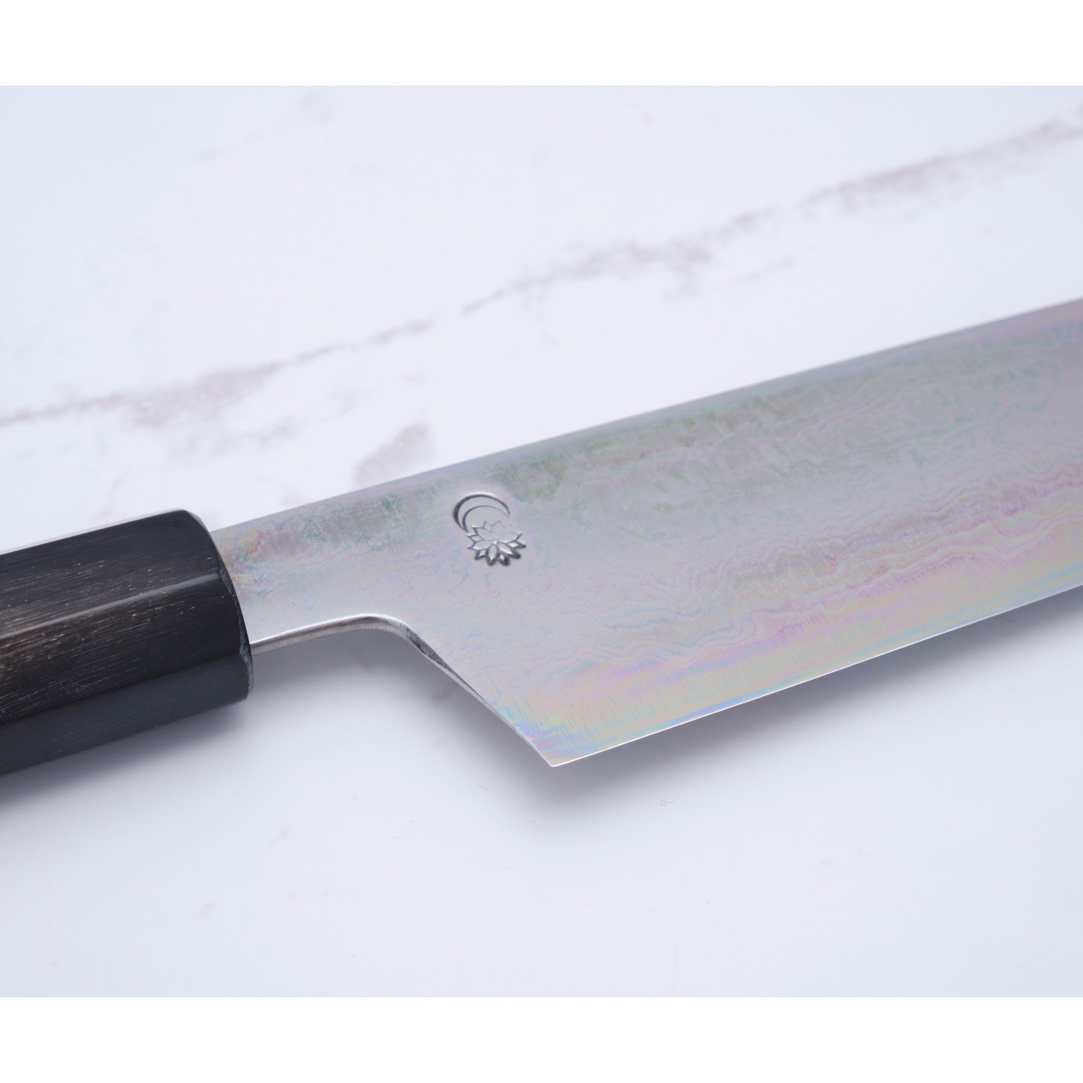Sakai Kikumori Kikuzuki Uzu Kiritsuke Gyuto 210mm.