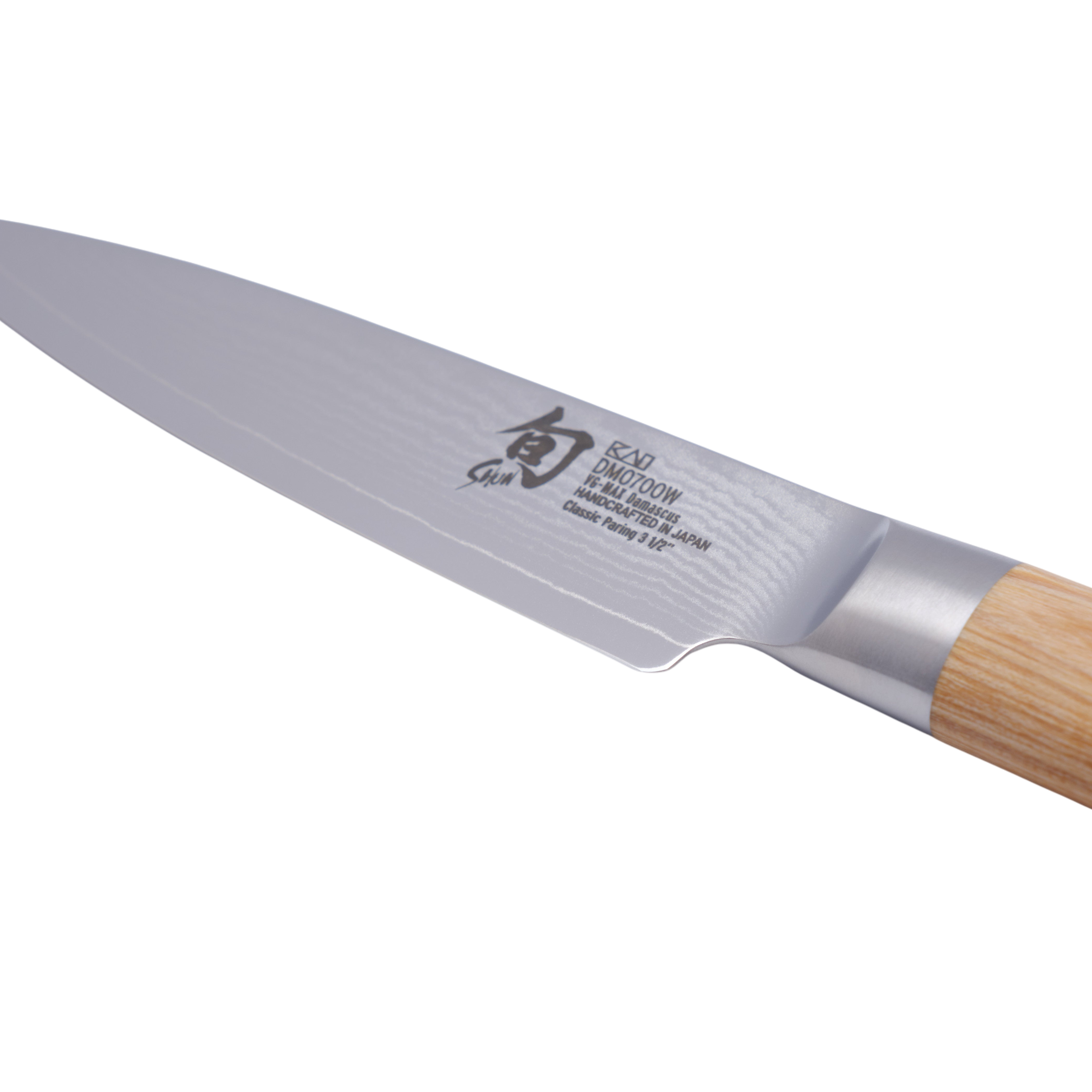 Cuchillo para hierbas Shun Classic de 90 mm - Blanco