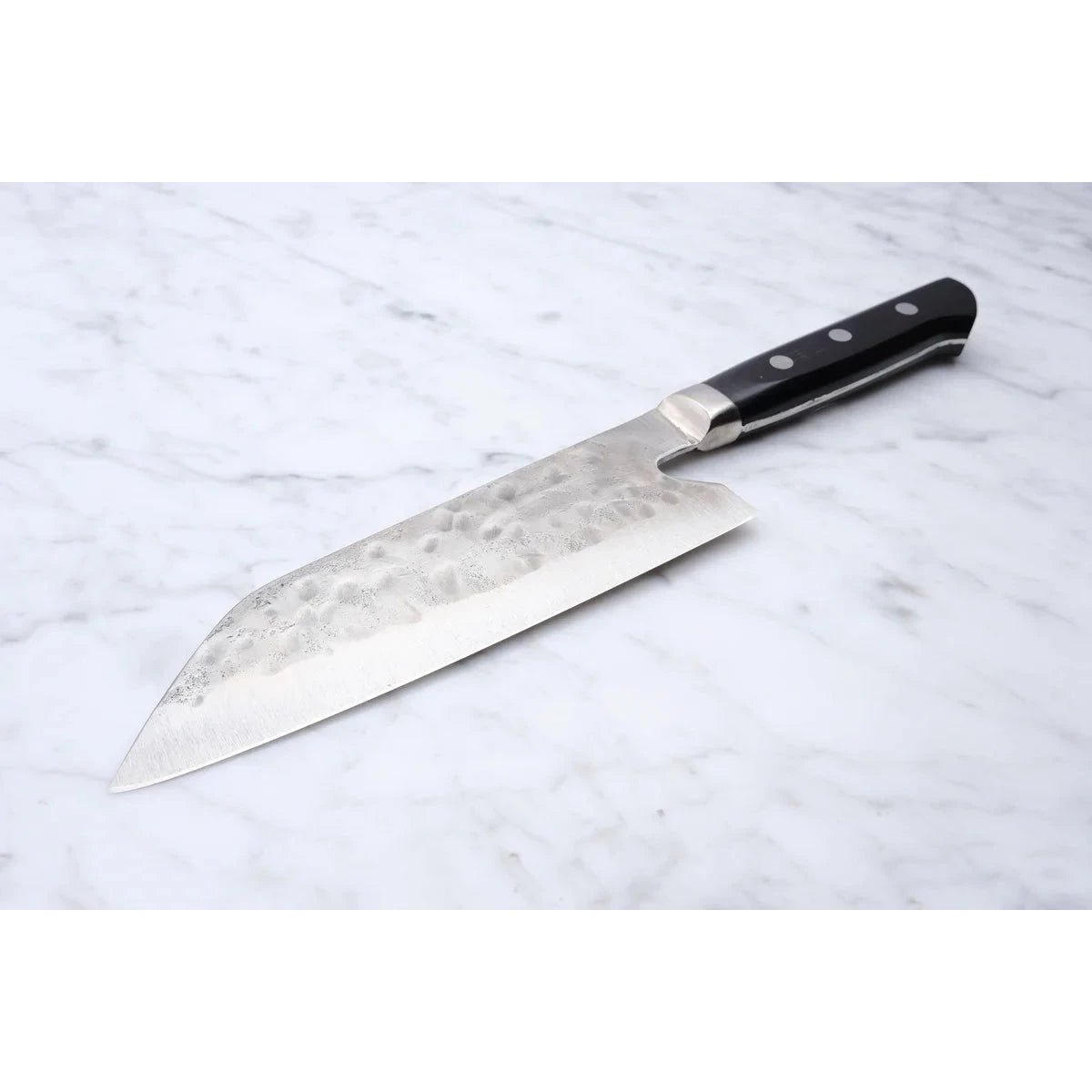 Fujiwara Maboroshi 165 mm Santoku - Shirogami #1_ _ _ _FM - ST - 1655. Kokkekniv by Fujiwara
