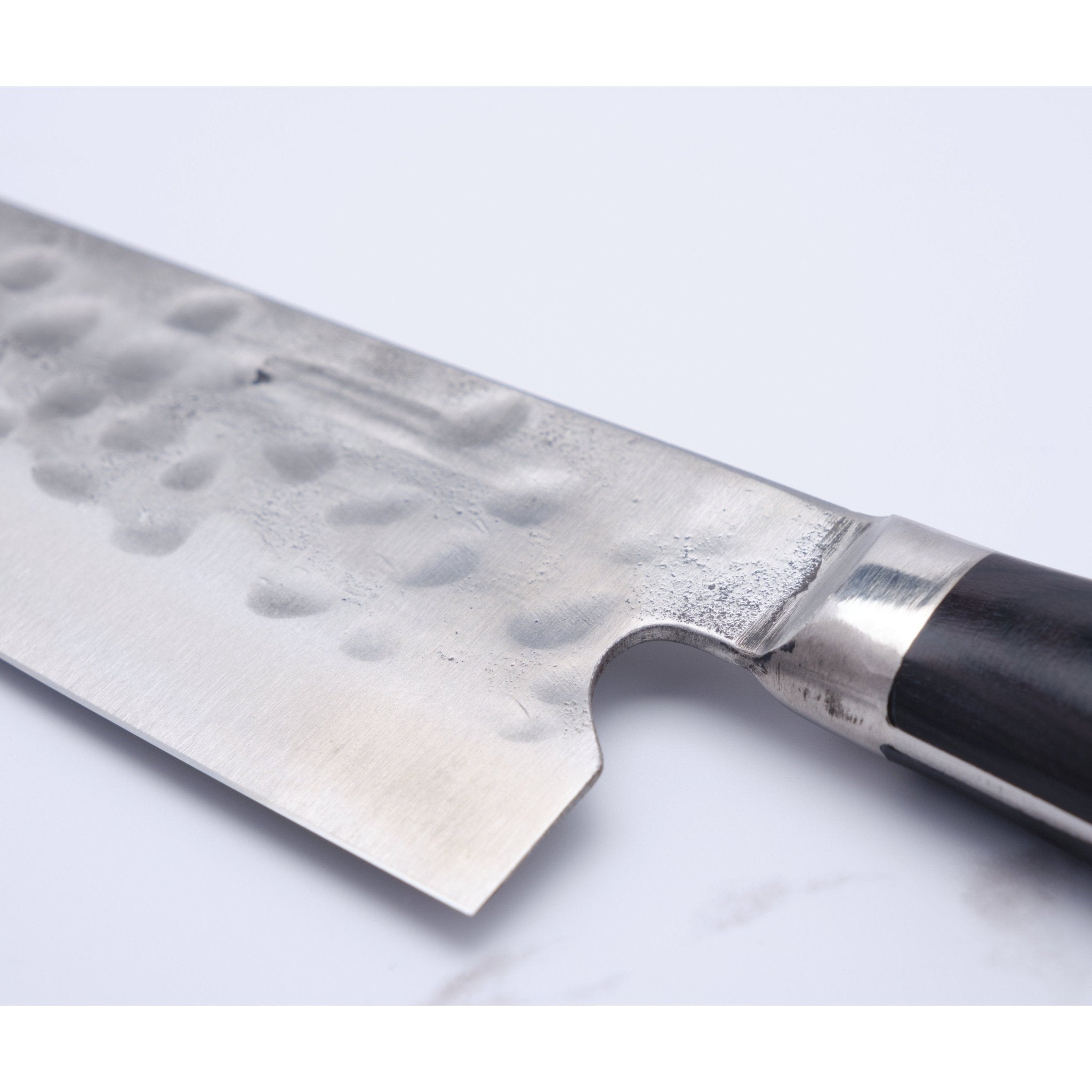 Fujiwara Maboroshi 180 mm Santoku - Shirogami #1_ _ _ _FM - BU - 1806. Kokkekniv by Fujiwara