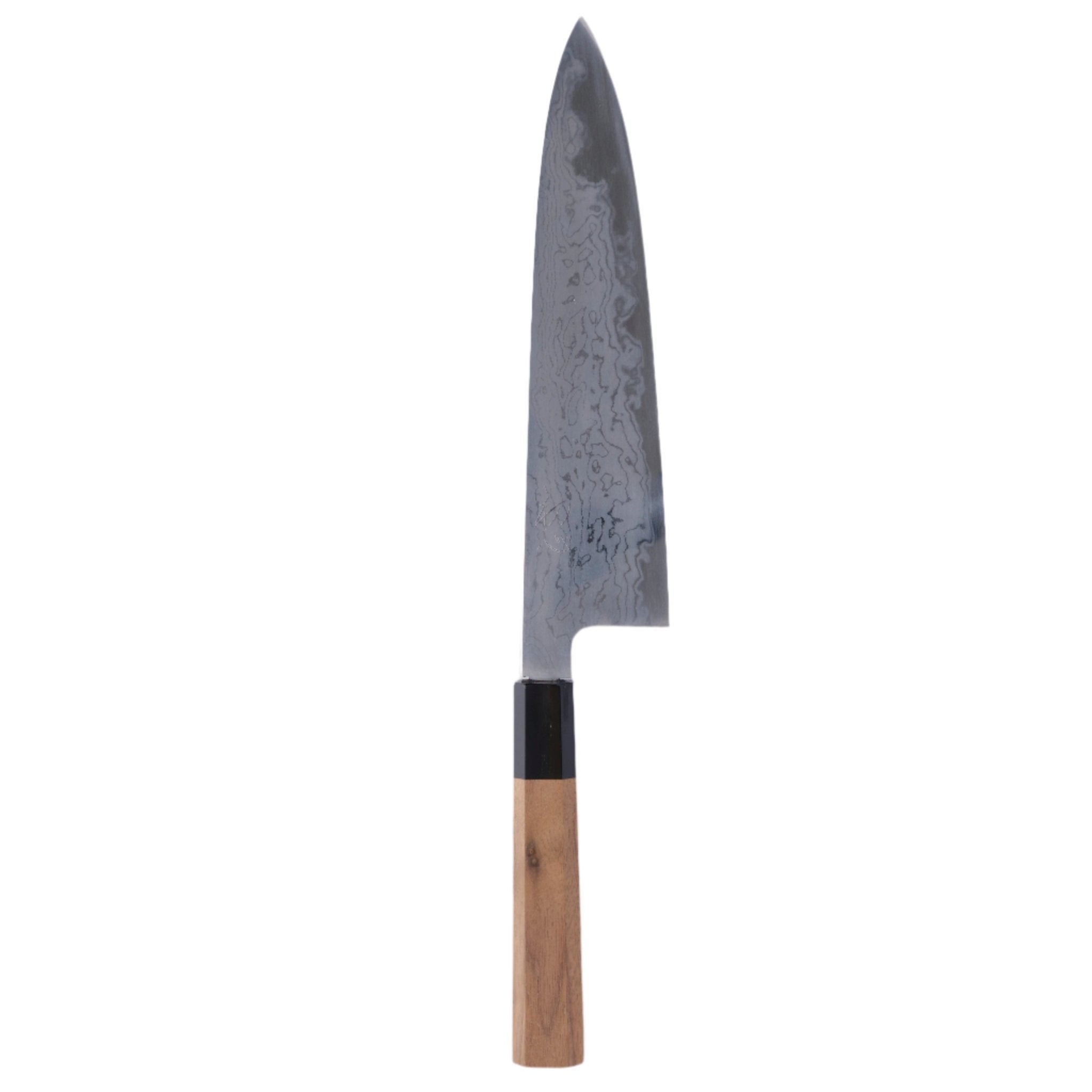 Hatsukokoro Komorebi 210 mm Kokkekniv Damaskus Aogami - 1_ _ _ _HK - DKB - B1 - GT2101. Kokkekniv by Hatsukokoro