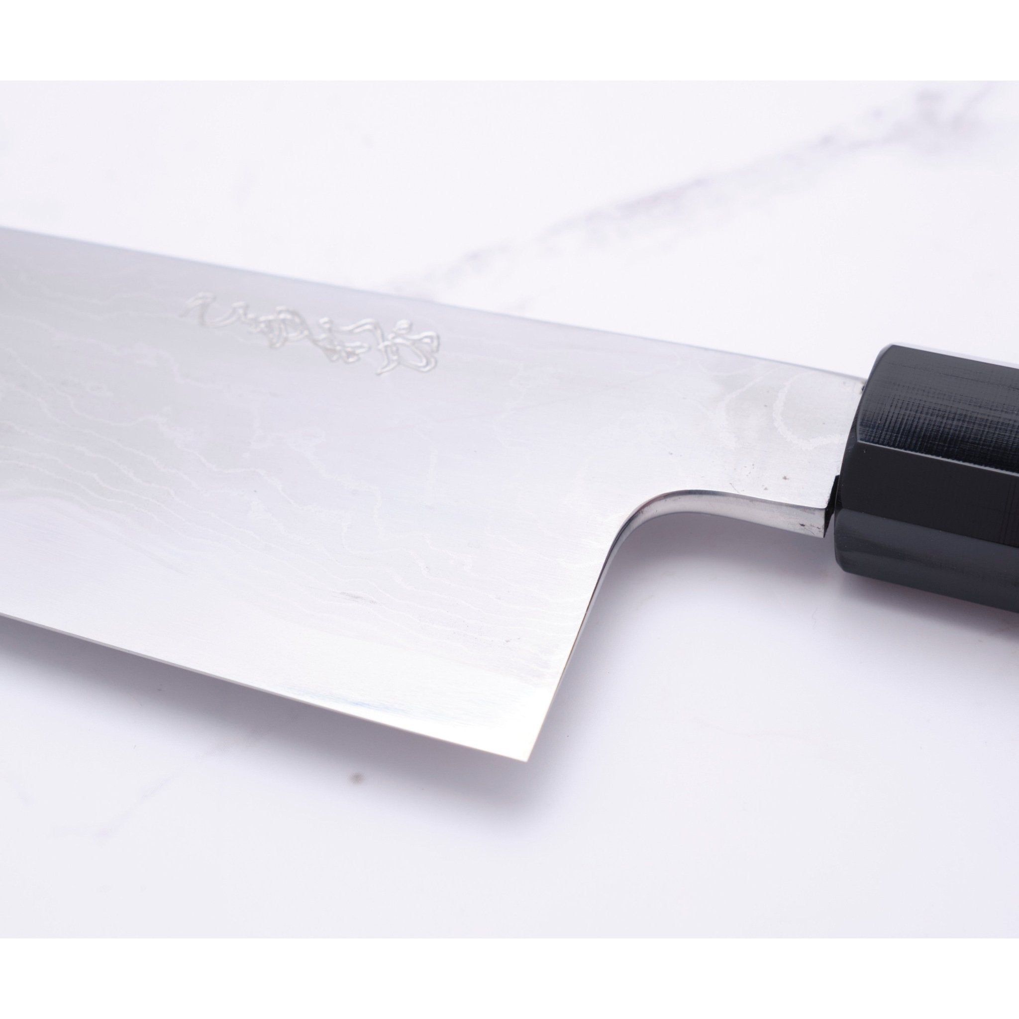Hatsukokoro Komorebi 210 mm Kokkekniv Damaskus Aogami - 1_ _ _ _HK - DKB - B1 - GT2105. Kokkekniv by Hatsukokoro