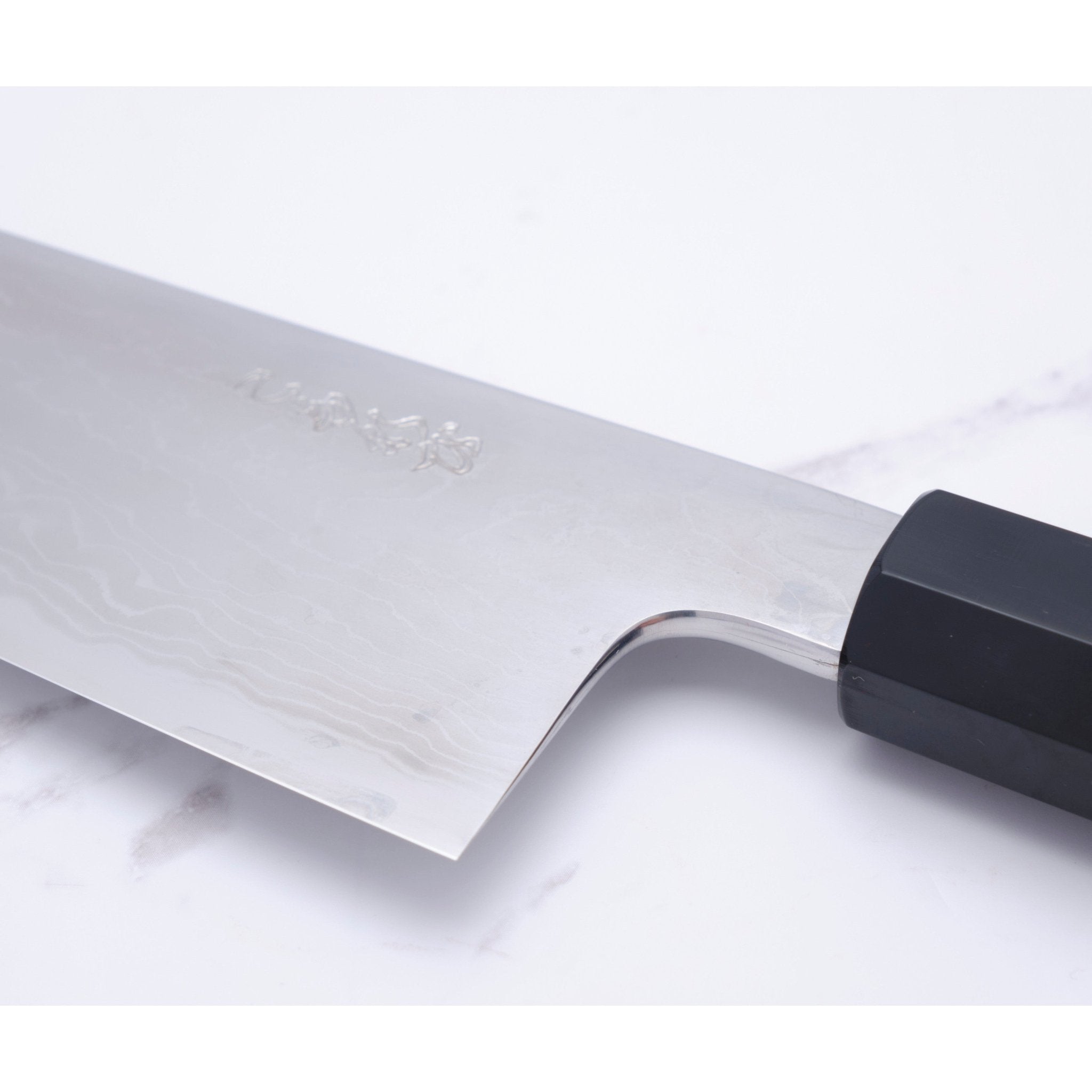 Hatsukokoro Komorebi 240 mm Kokkekniv Damaskus Blue - 1_ _ _ _HK - DKB - B1 - GT2405. Kokkekniv by Hatsukokoro