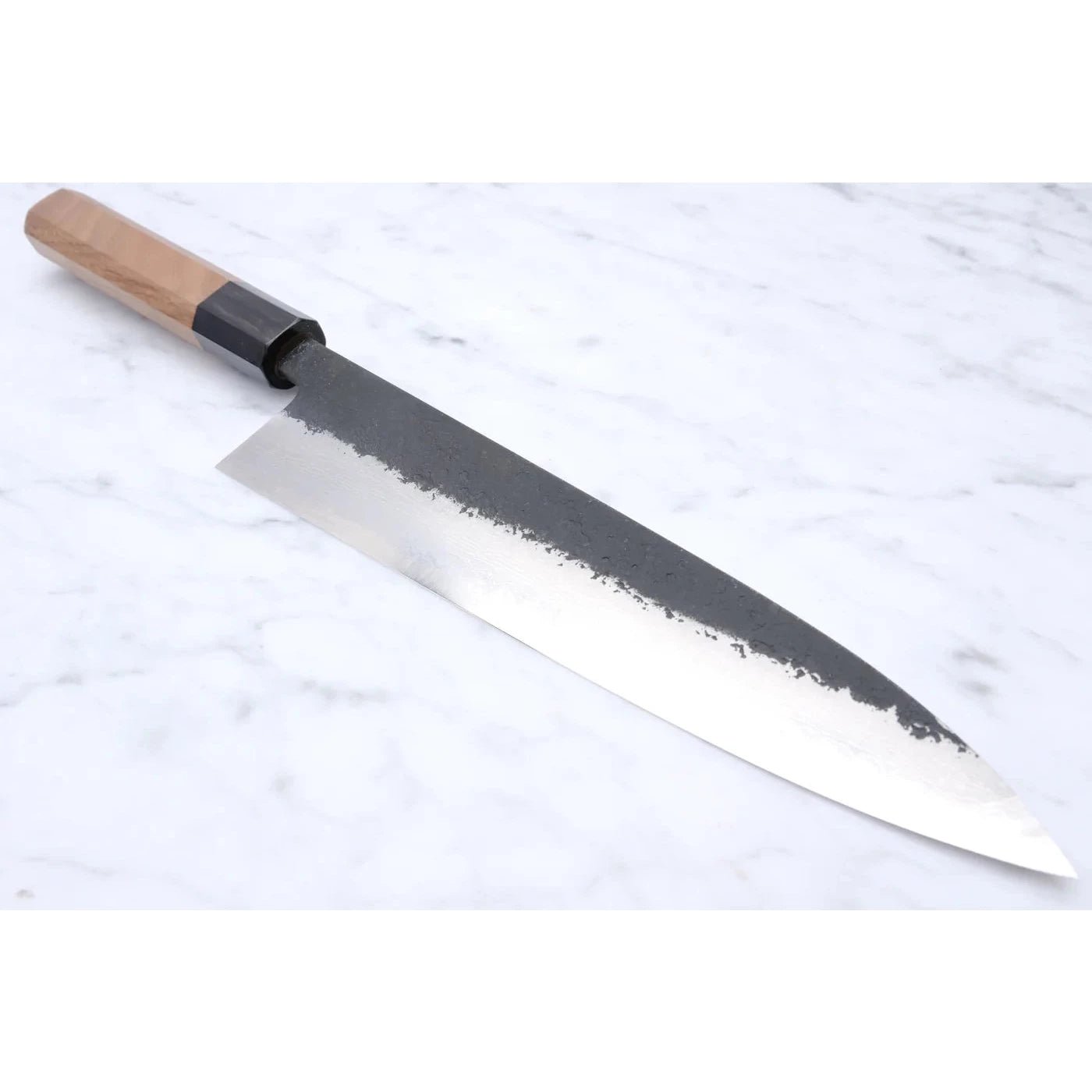 Hatsukokoro Shinkiro 210 mm Gyuto Aogami Super - Valnød_ _ _ _HK - SK - AS - GT210 - W5. Kokkekniv by Hatsukokoro