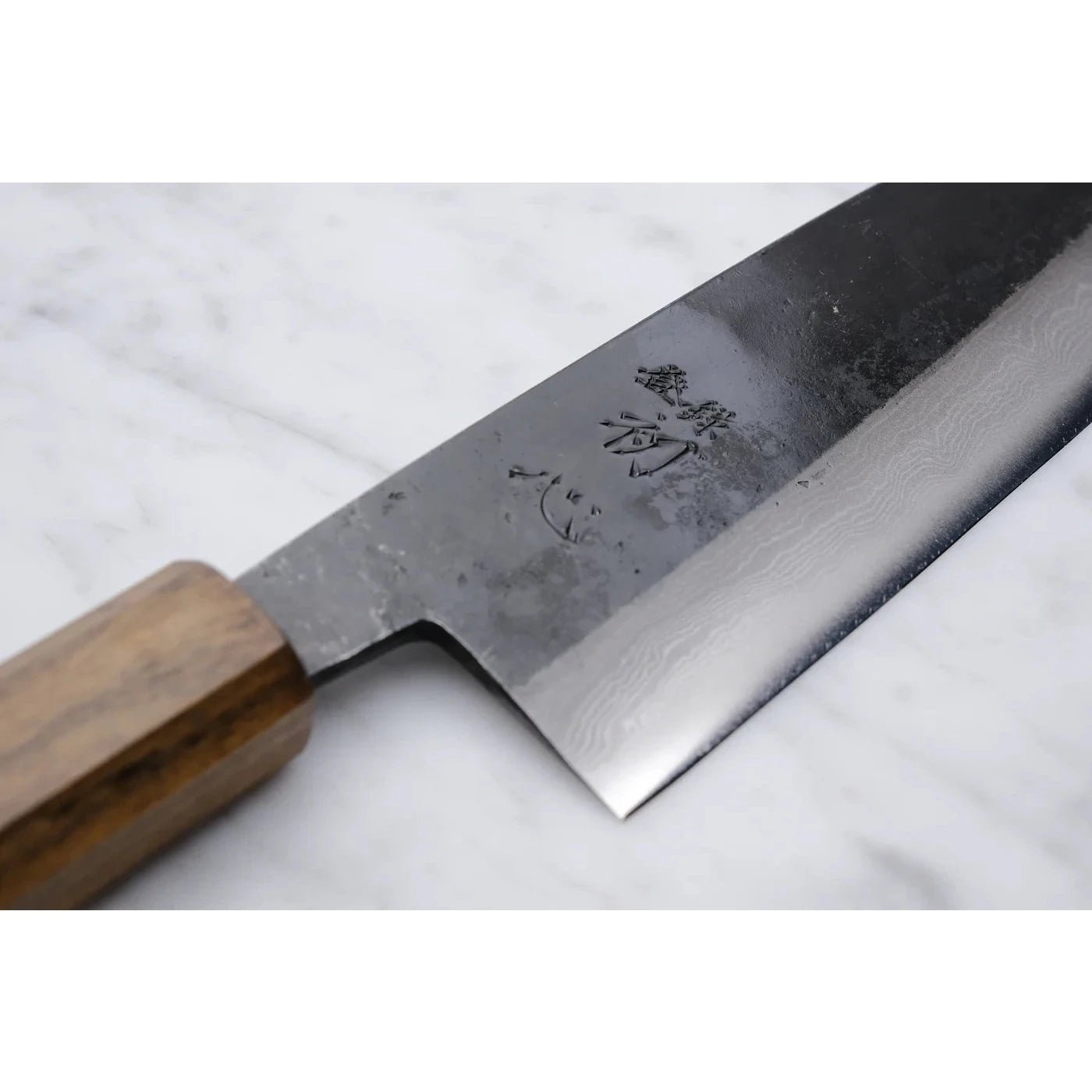 Hatsukokoro Shikkoku 165 mm Santoku - Aogami 2_ _ _ _HK - SK - S1654. Santoku by Hatsukokoro