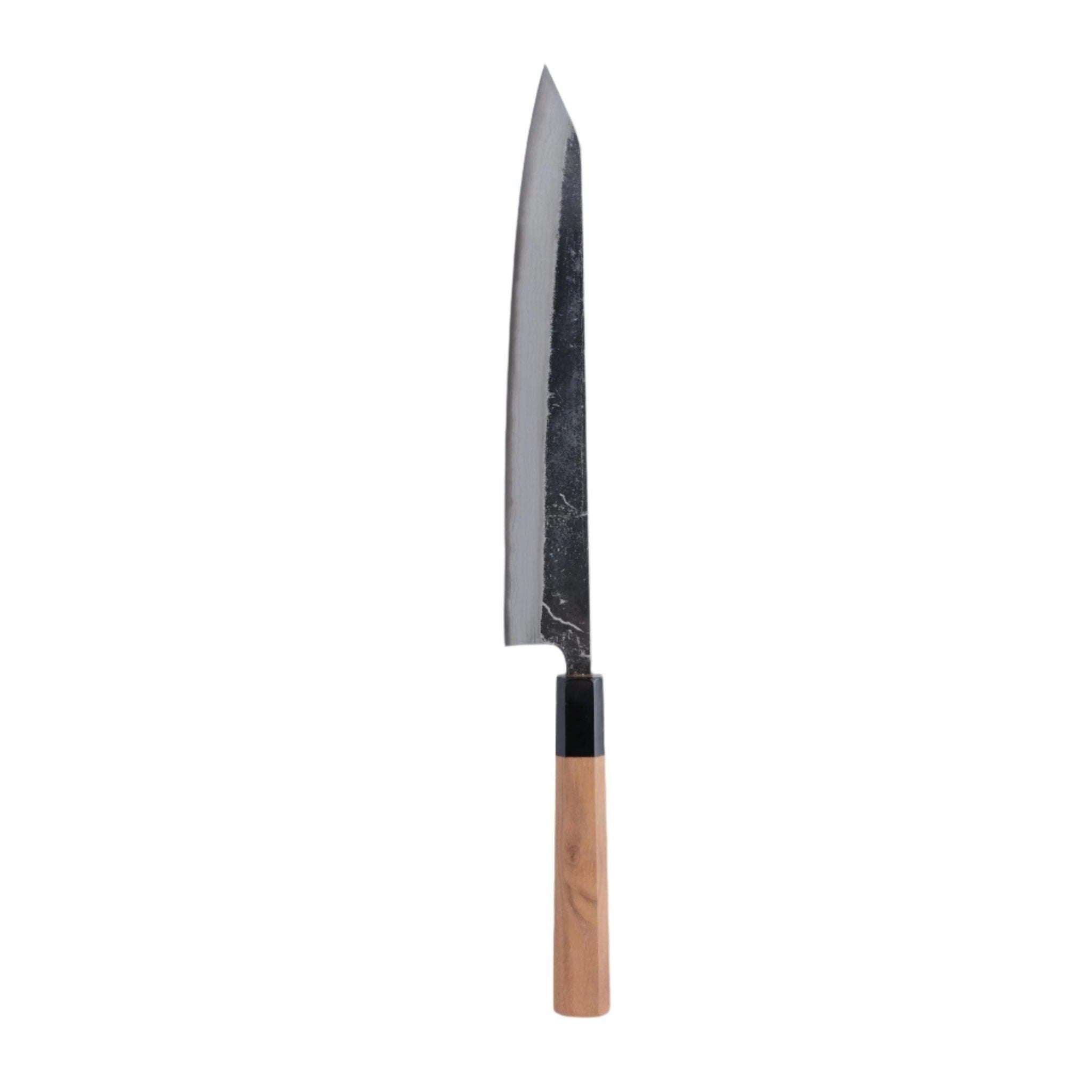 Hatsukokoro Kumokage 255 mm K - Tip Sujihiki Blue - 2_ _ _ _HK - KK - B2 - KSJ255 - WL1. Sujihiki by Hatsukokoro