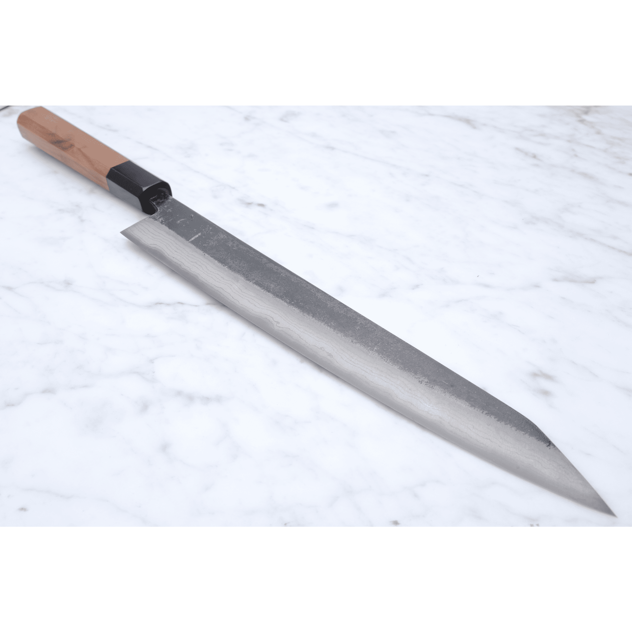 Hatsukokoro Kumokage 255 mm K - Tip Sujihiki Blue - 2_ _ _ _HK - KK - B2 - KSJ255 - WL5. Sujihiki by Hatsukokoro
