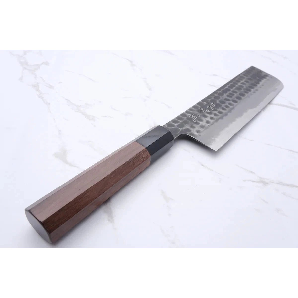 Mutsumi Hinoura Ajikataya 180 mm Nakiri - Shirogami #2_ _ _ _MH - A - NA180 - W27. Nakiri by Hinoura