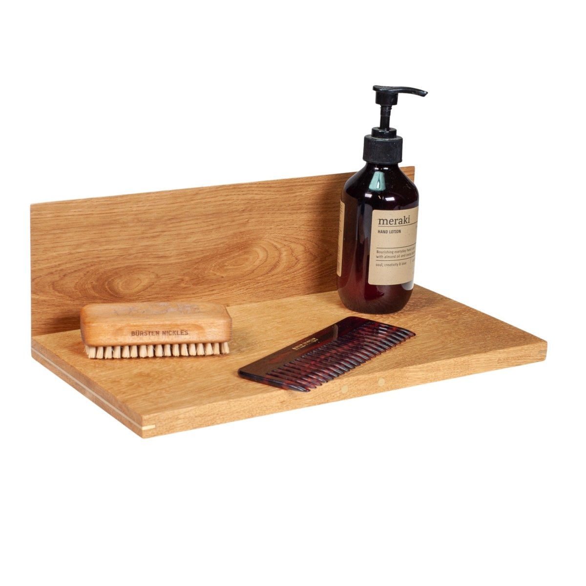 L-hylde. Hyldedybde 12 cm / 18 cm. Længde 40 - 120 cm