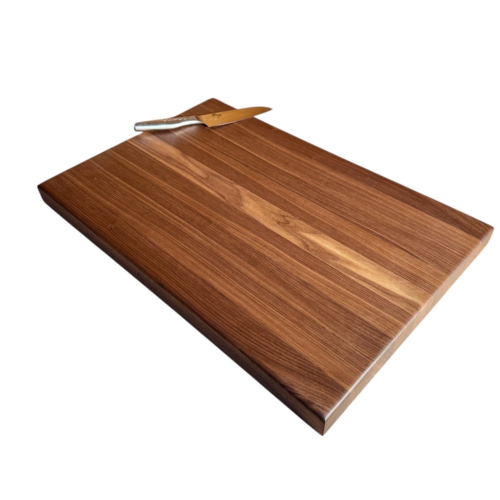 Rune - Jakobsen Woodworks 'Ikke bare et bræt' - 4 cm tykt skærebræt med sjæl. 30x27x4 cm_3