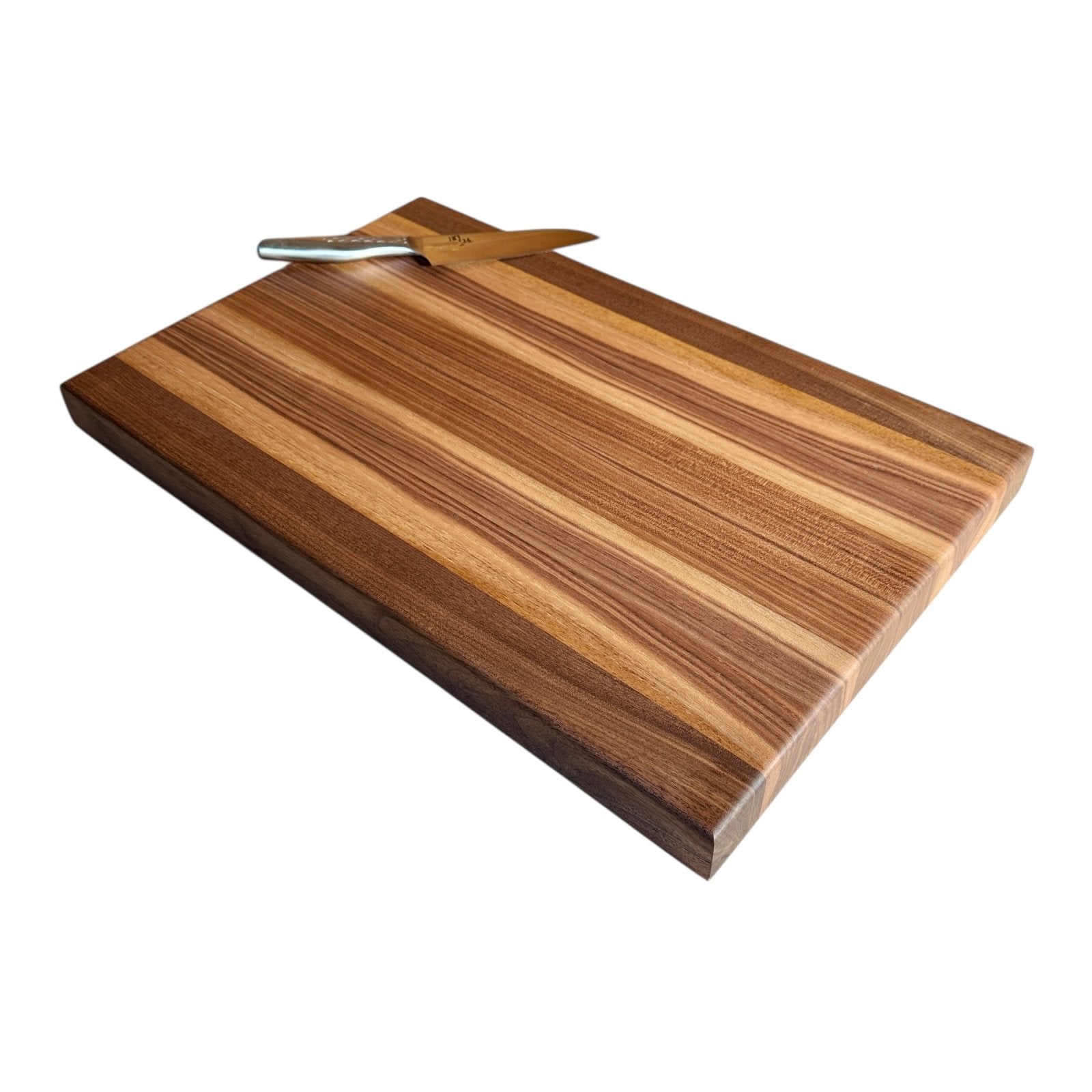 Rune - Jakobsen Woodworks 'Ikke bare et bræt' - 4 cm tykt skærebræt med sjæl. 30x27x4 cm_2