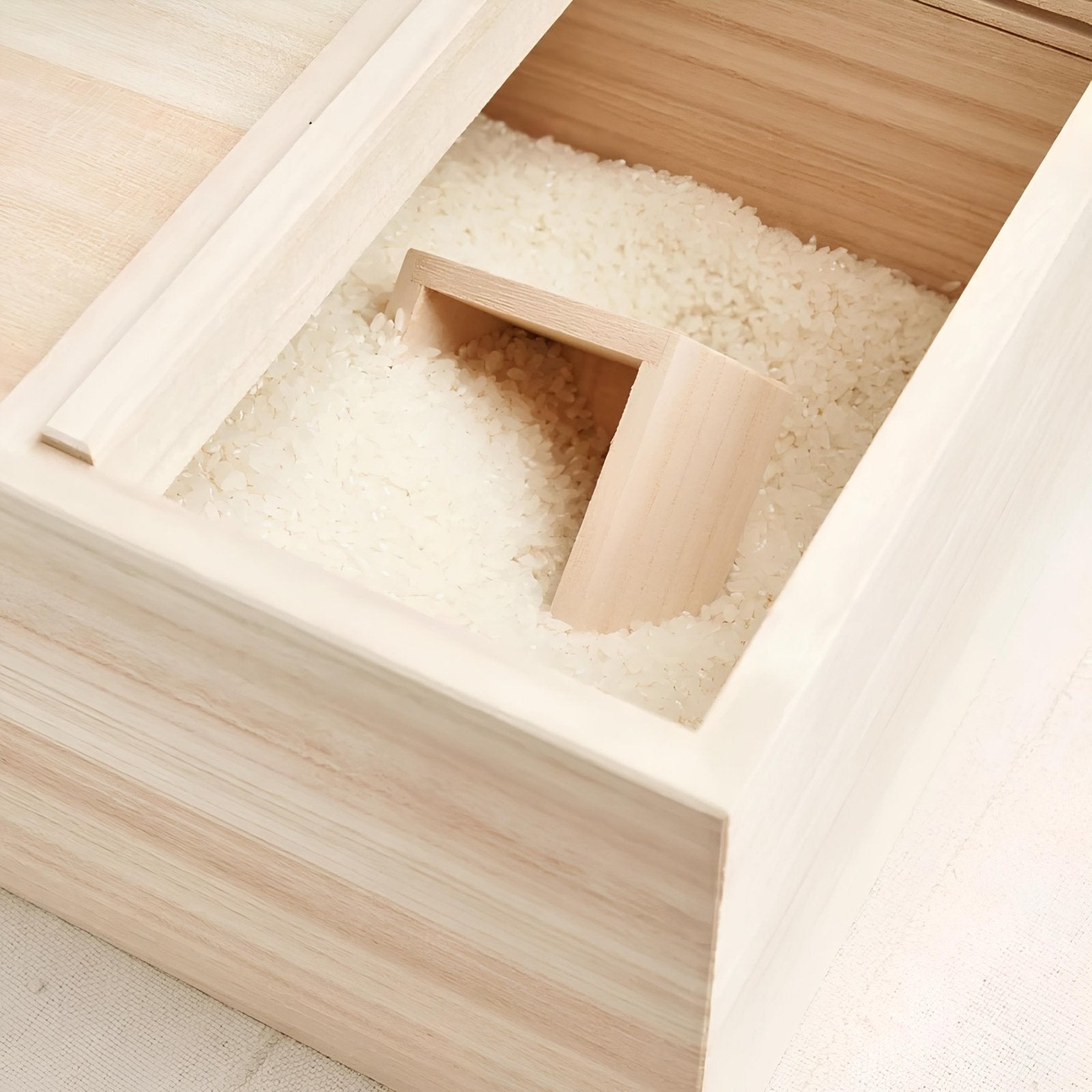 Matsuda Japanske træbokse med skydelåg 30 x 24 x 27 cm (rummer 10 kg)_1