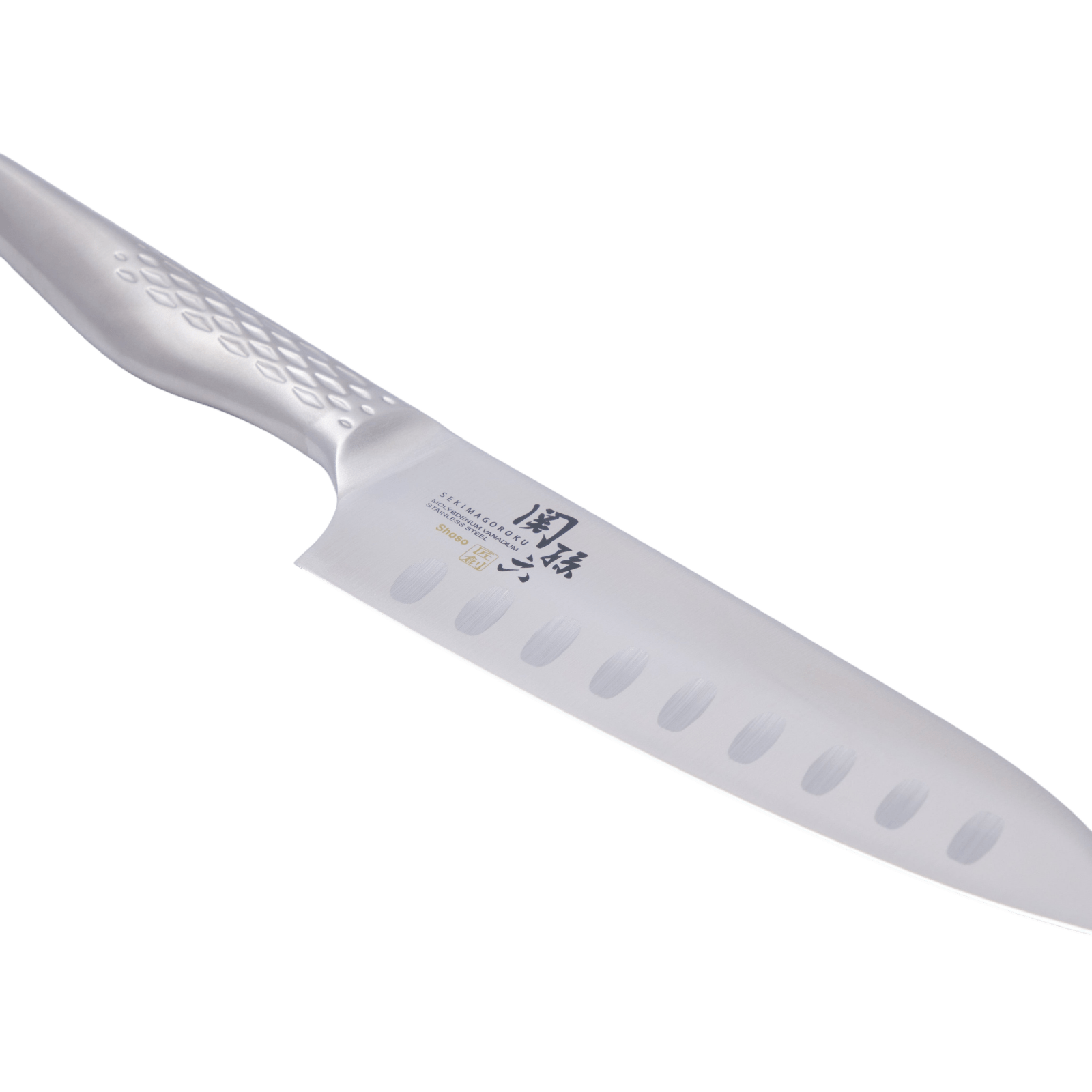 Køb Shoso 165 mm Santoku m. luftskær _7 fra KAI hos os
