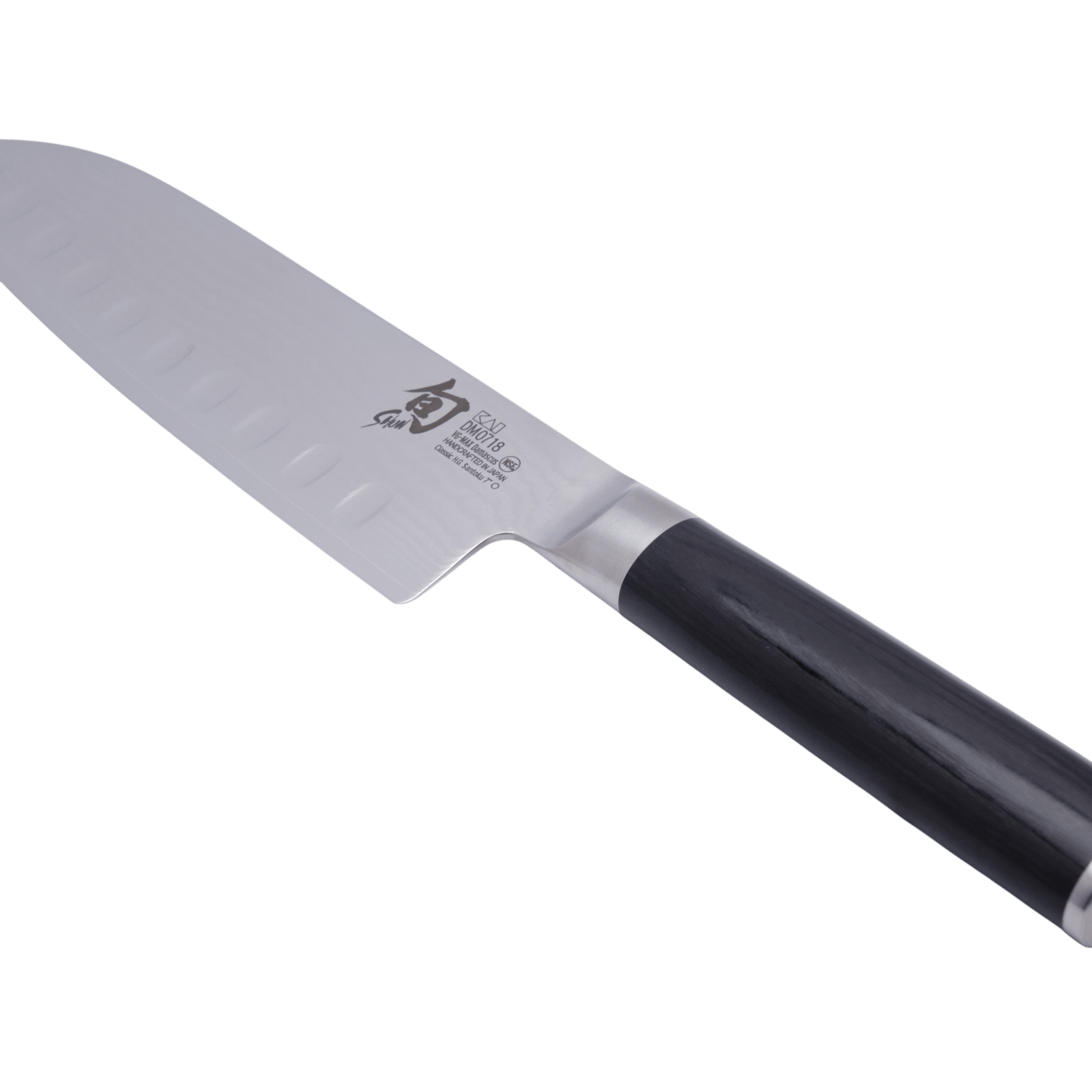 Køb Shun Classic 180 mm Santoku m. luftskær _4 fra KAI hos os