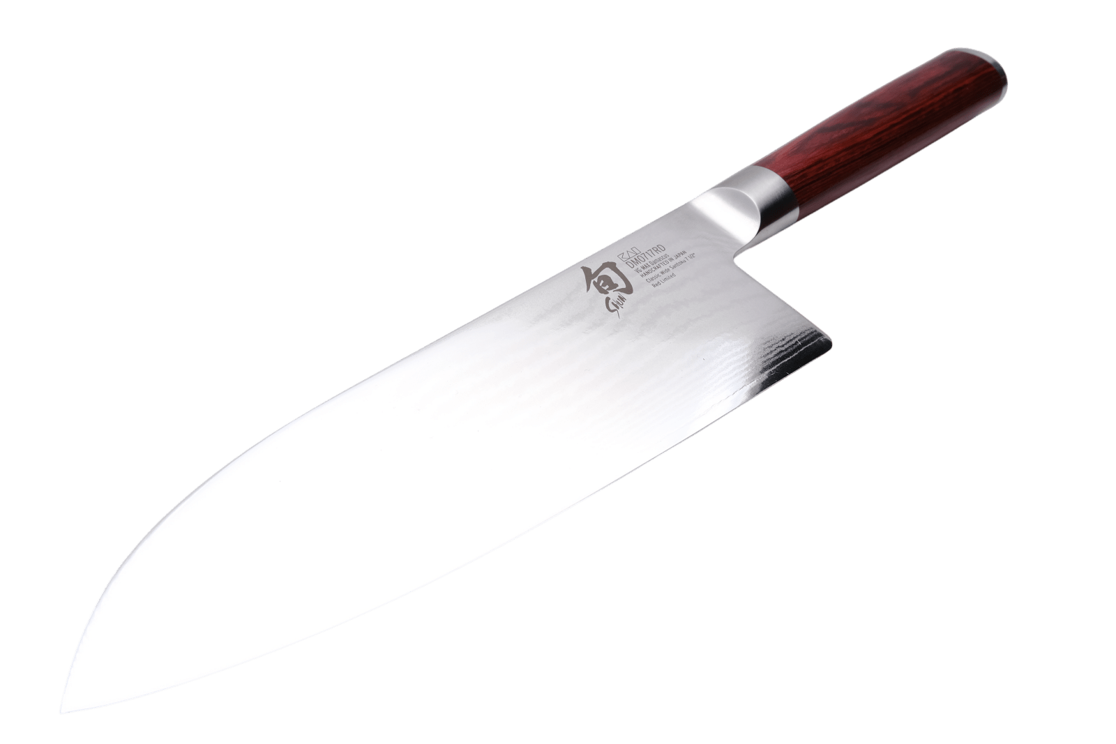 KAI KAI Shun Wide Santoku Limited Edition Red Handle _6