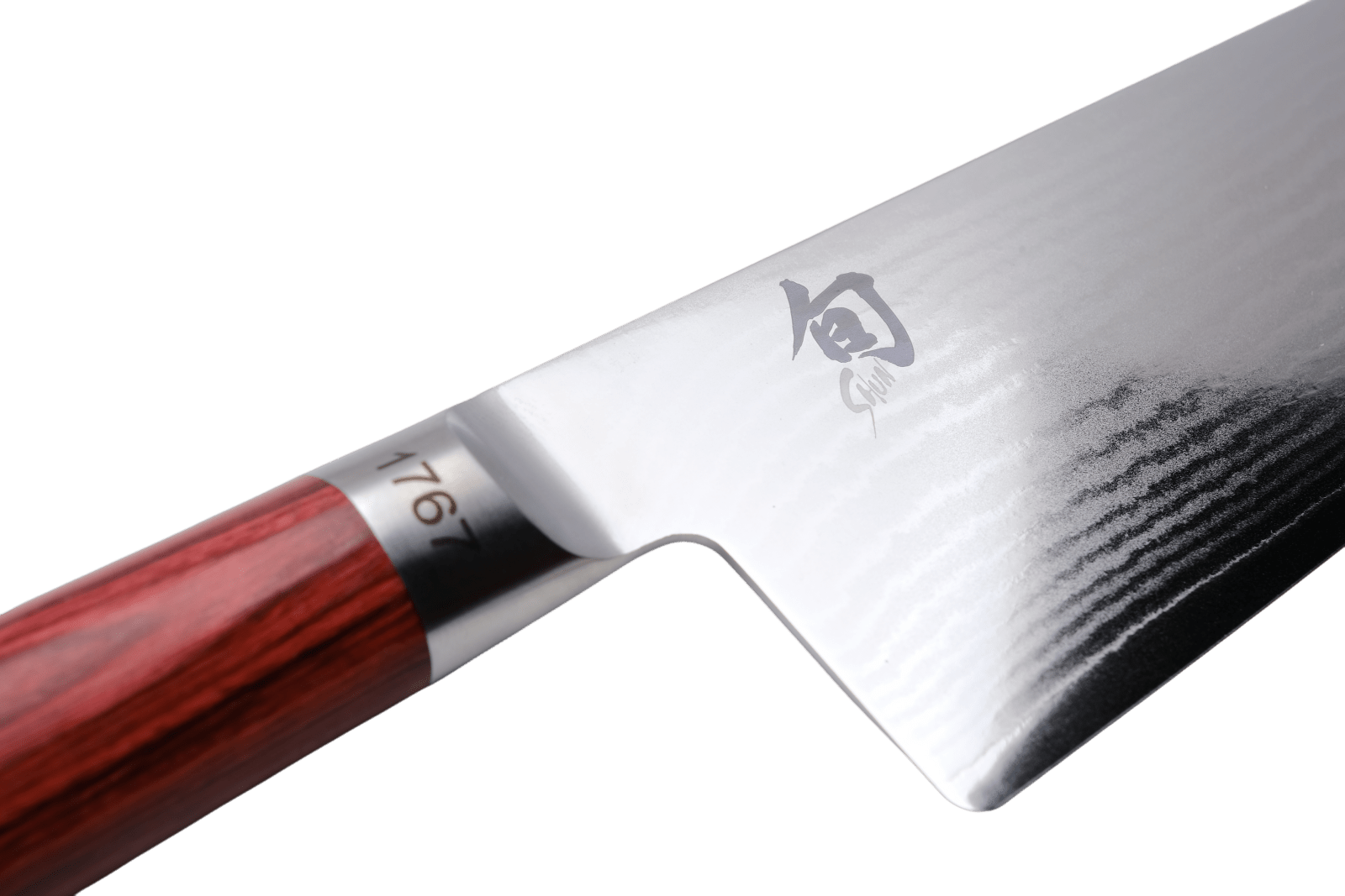 KAI KAI Shun Wide Santoku Limited Edition Red Handle _7