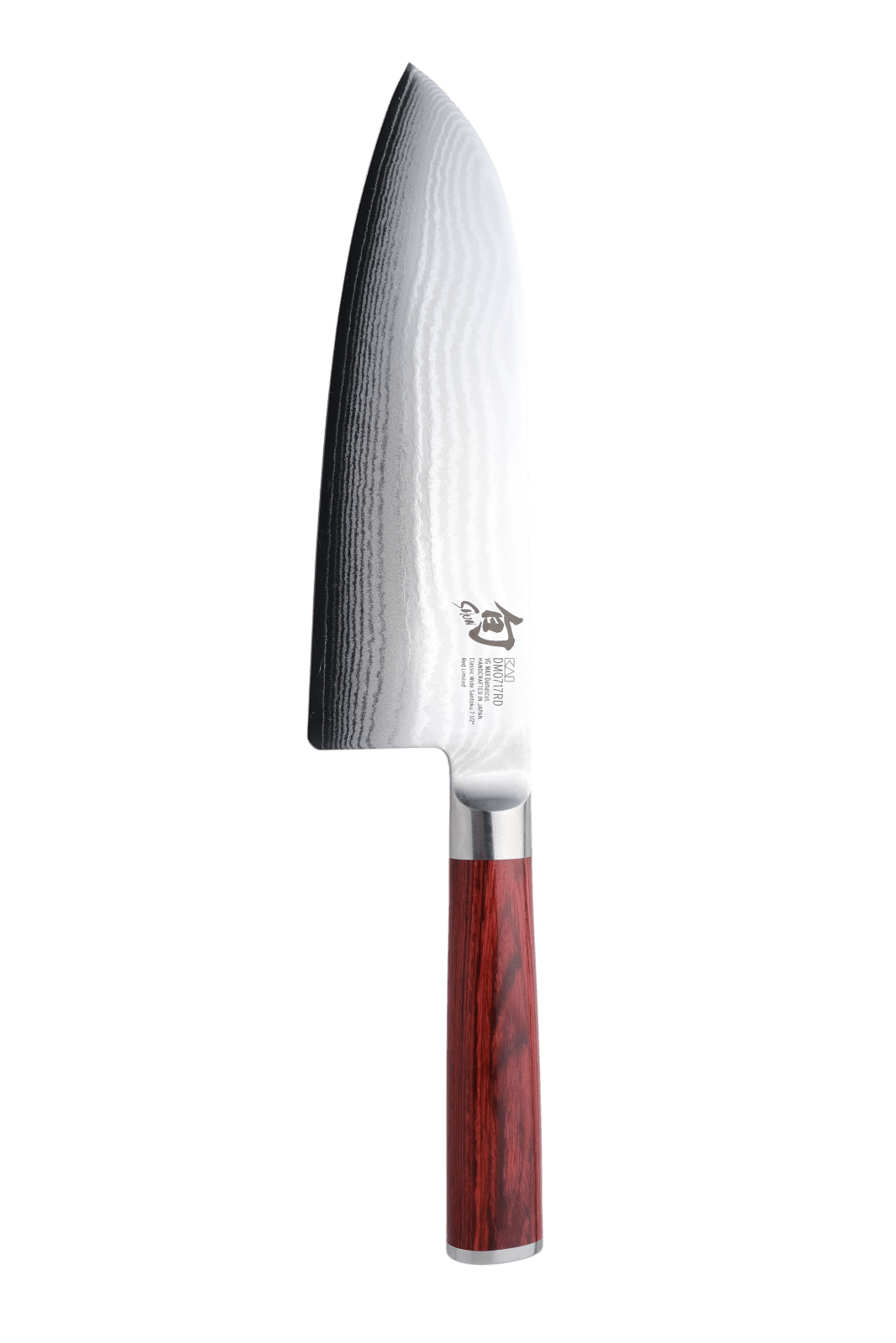 KAI KAI Shun Wide Santoku Limited Edition Red Handle _3