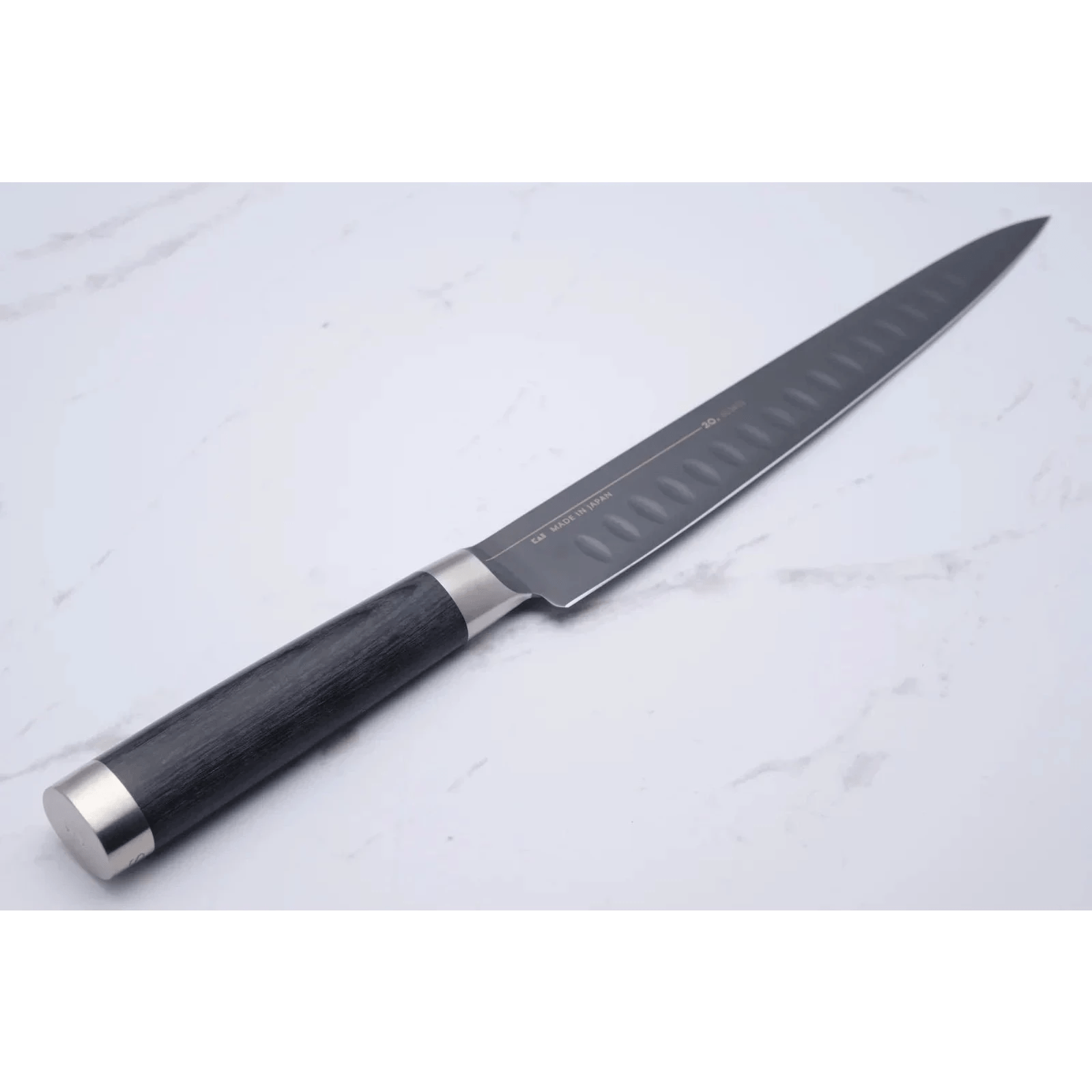 Michel Bras 230 mm Slicer m. luftskær #3_ _ _ _BK - 00032. Slicer by KAI