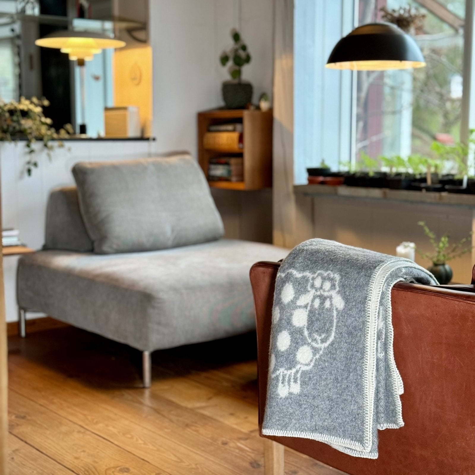 Læsø Garnspinderi 'Funny Sheep’ Læsø Plaid® i 100% ren ny uld _2