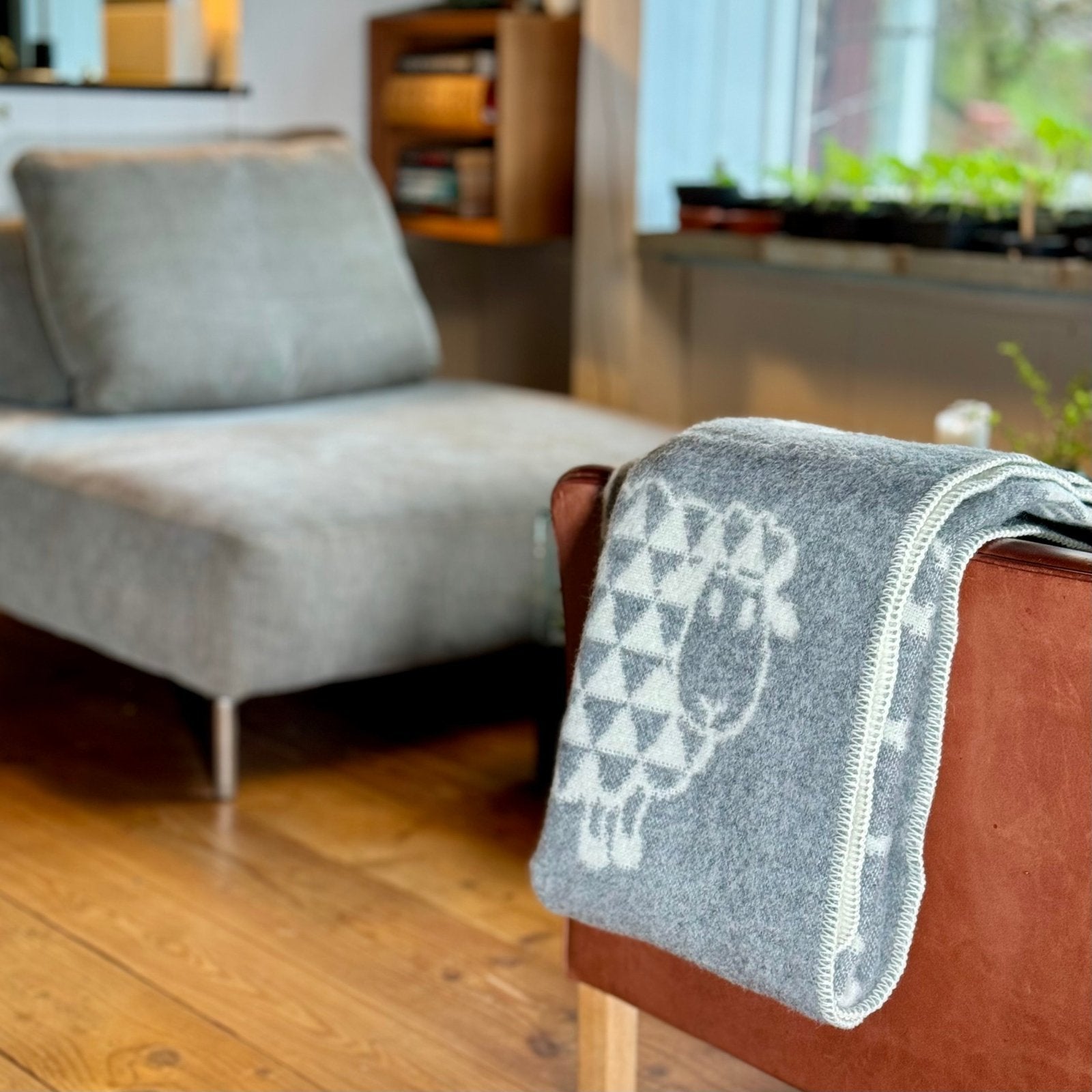 Læsø Garnspinderi 'Funny Sheep’ Læsø Plaid® i 100% ren ny uld _1
