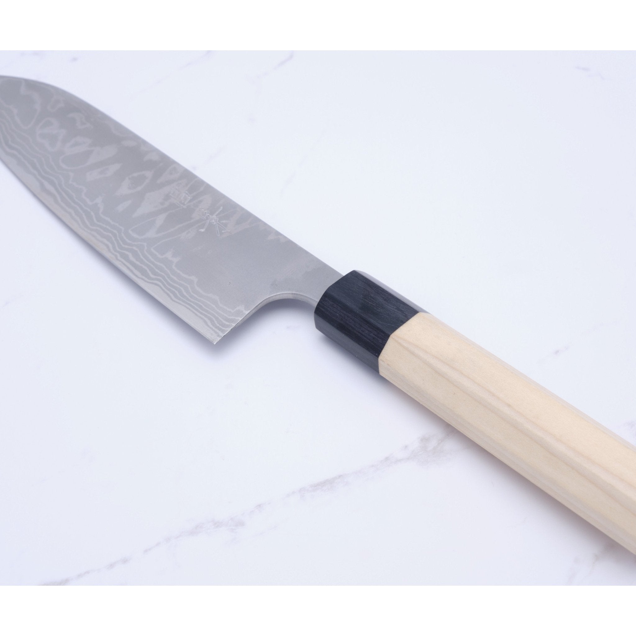 Masakage Shimo 170 mm Santoku White - 2_ _ _ _MAS - SHI - ST1703. Santoku by Masakage