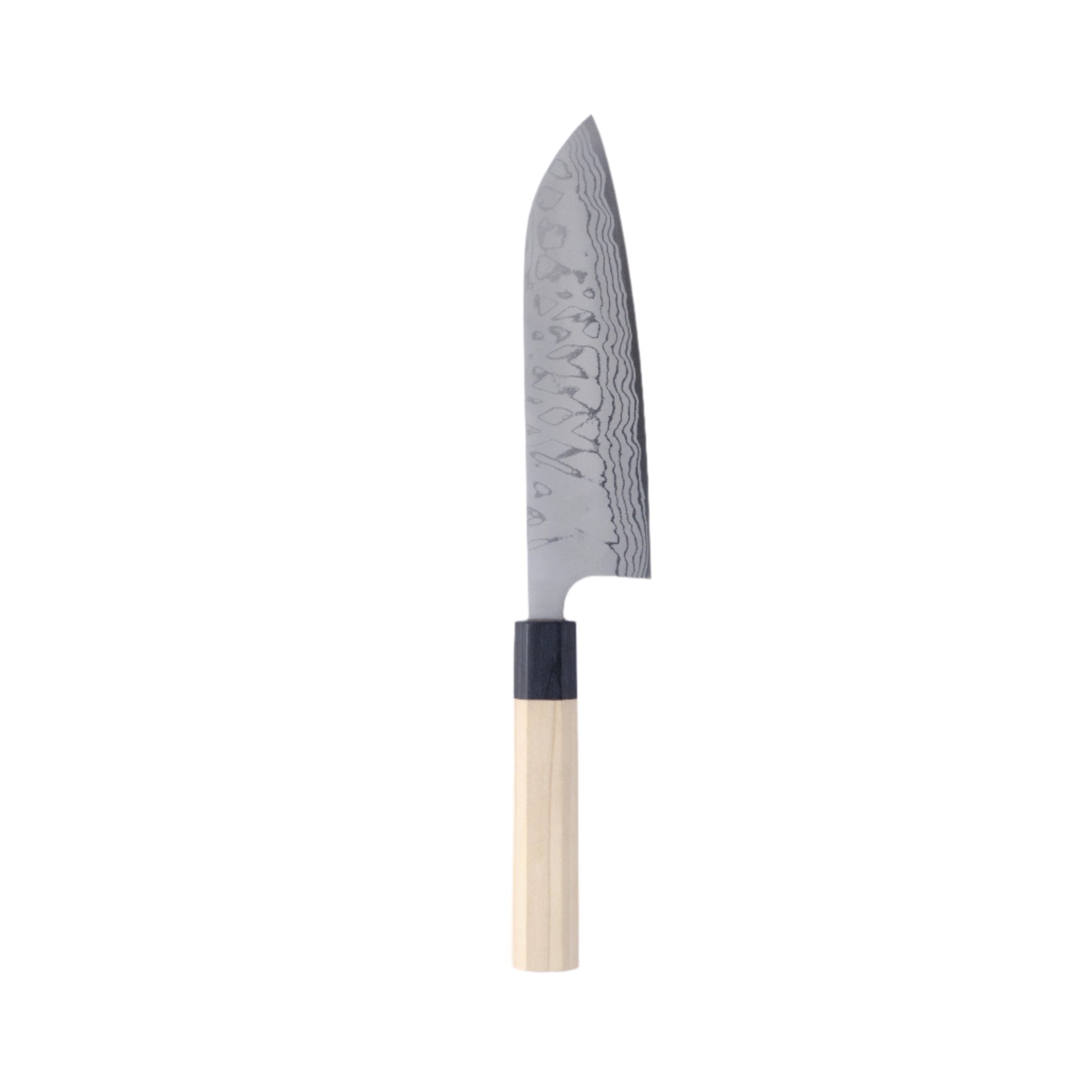 Masakage Shimo 170 mm Santoku White - 2_ _ _ _MAS - SHI - ST1701. Santoku by Masakage