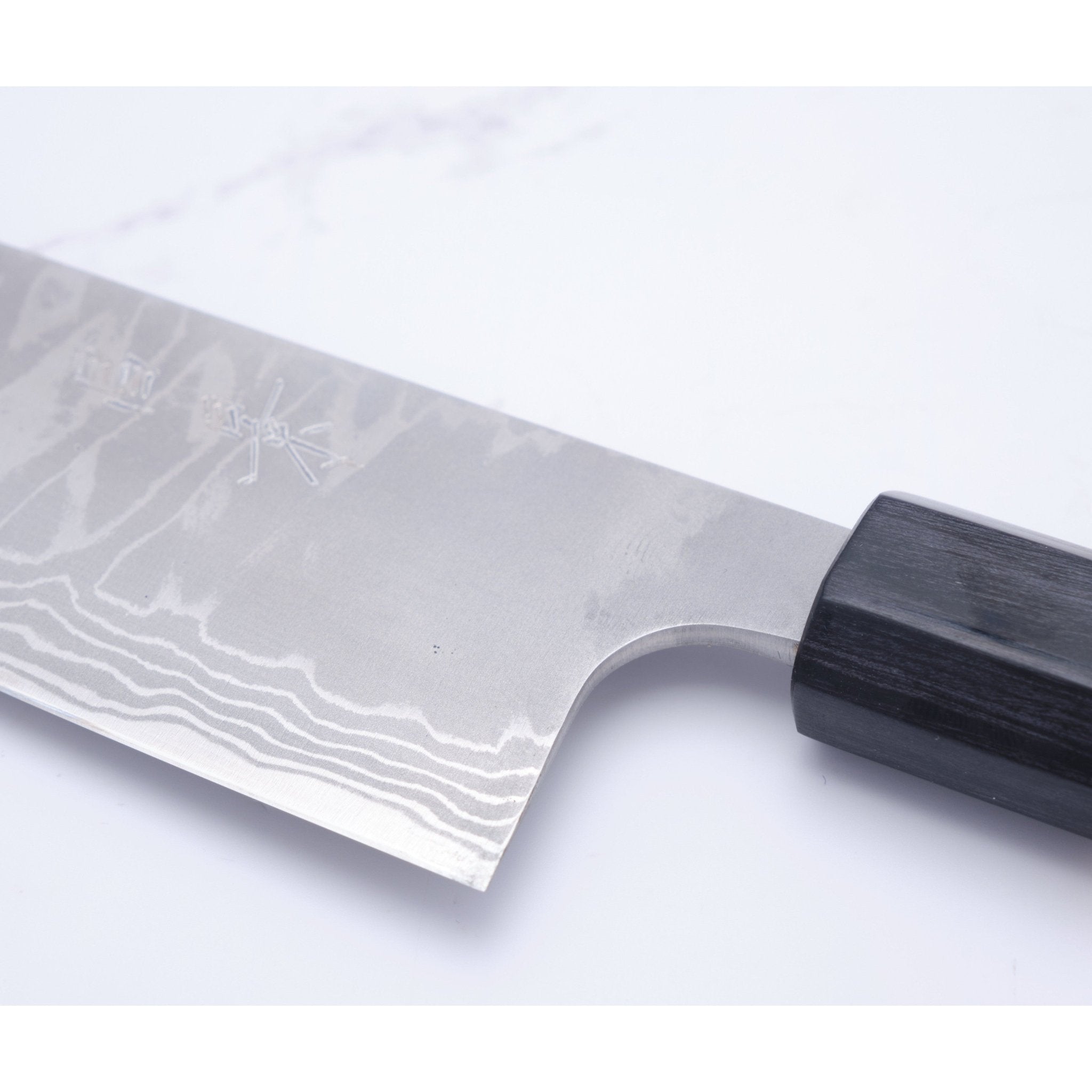 Masakage Shimo 170 mm Santoku White - 2_ _ _ _MAS - SHI - ST1705. Santoku by Masakage