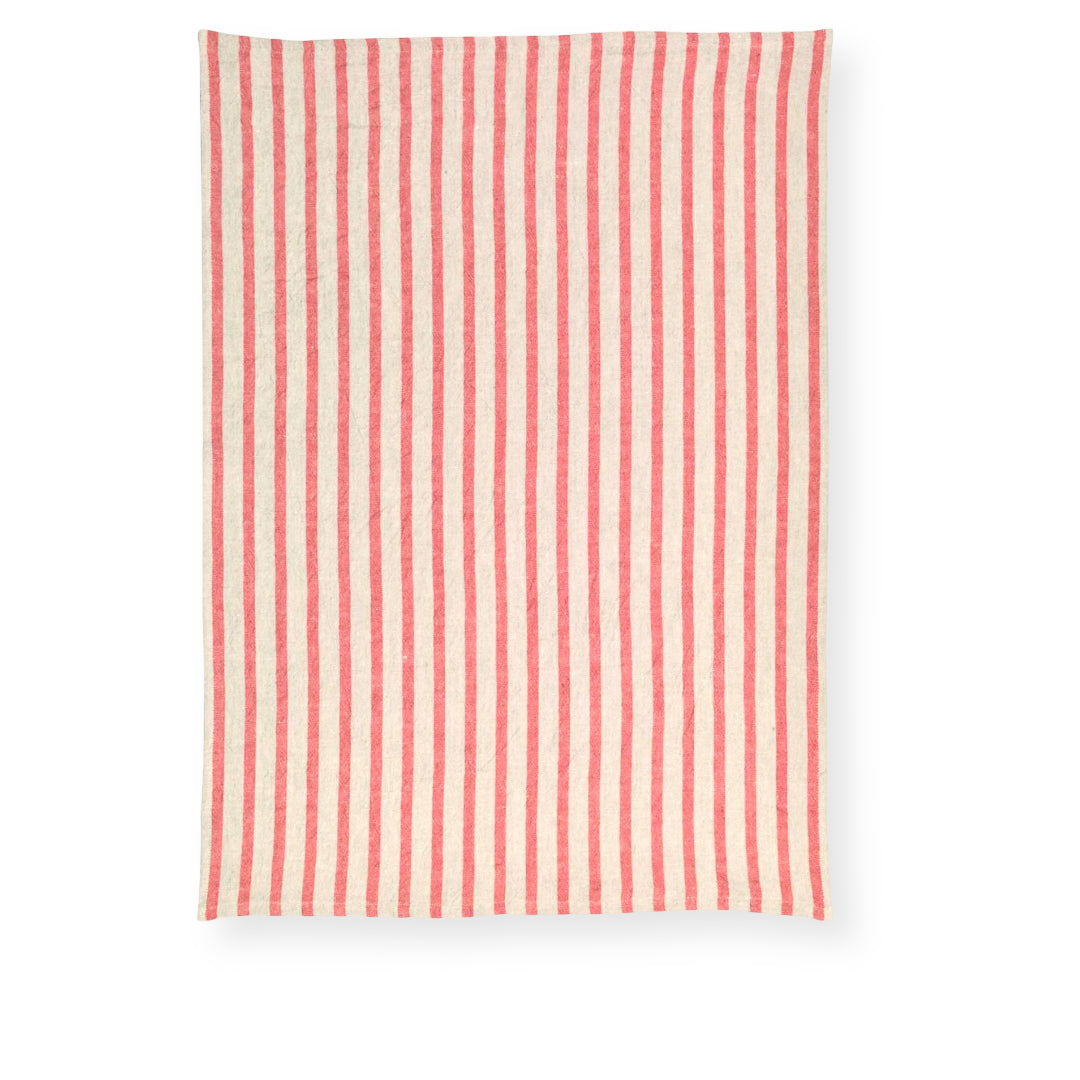 Tessitura Toscana Telerie 'Buttero Rosso' hørviskestykke _1