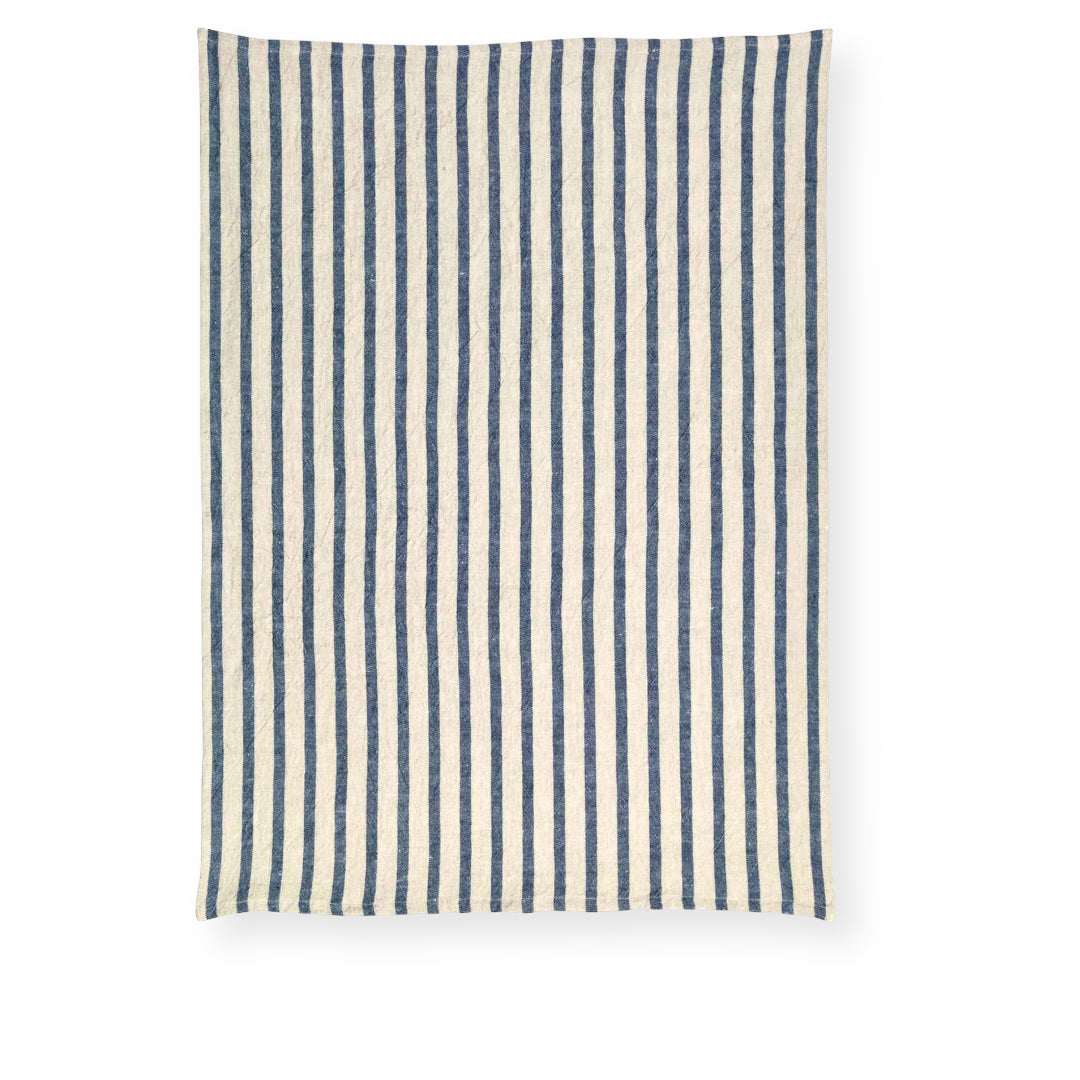 Tessitura Toscana Telerie 'Buttero Blu' hørviskestykke _1