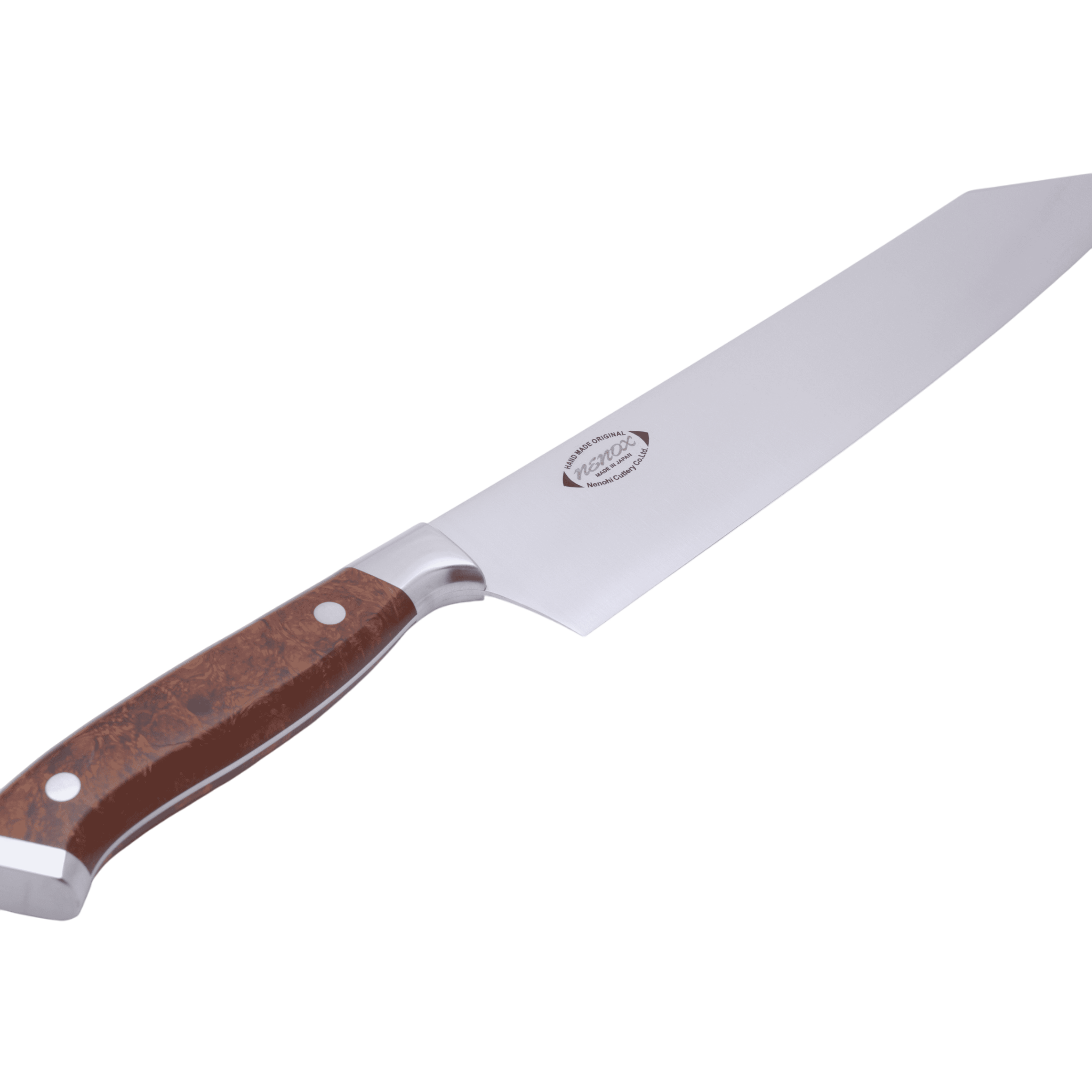 Nenox 240 mm Wide Kiritsuke Desert Ironwood_ _ _ _HNE - IWKI - 240 - R4. Kokkekniv by Nenox