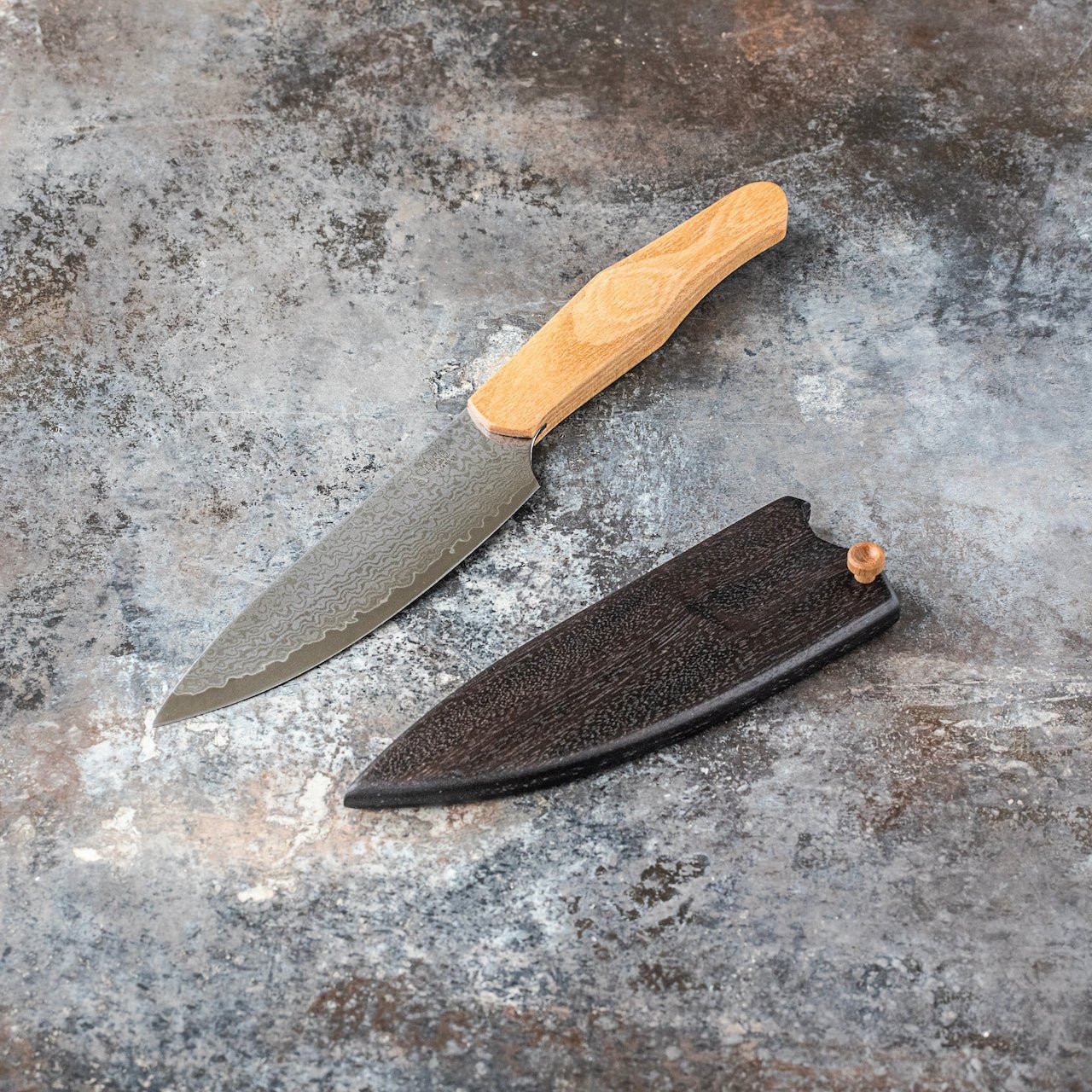 Universalknive fra Ansø of Denmark Gastro. 'NJORD' Universalkniv Asketræ _NSF/NJRD/ASKET/UNIVE/3502/03